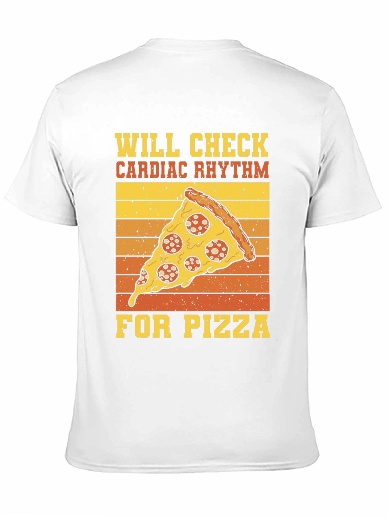 Black Will Check Cardiac Rhythm For Pizza T-Shirt view 11
