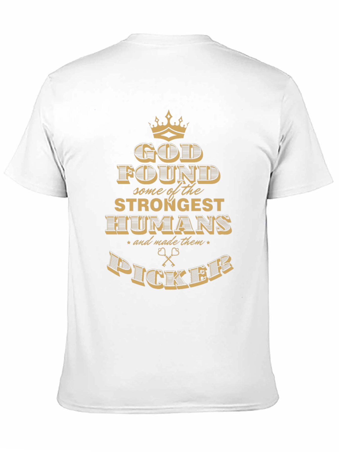 Black God Found Strongest Humans Picker Graphic Tee view 11