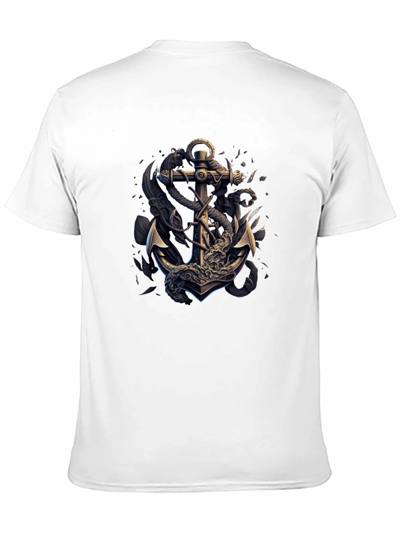 Anchor Kraken Graphic Black T-Shirt - 11