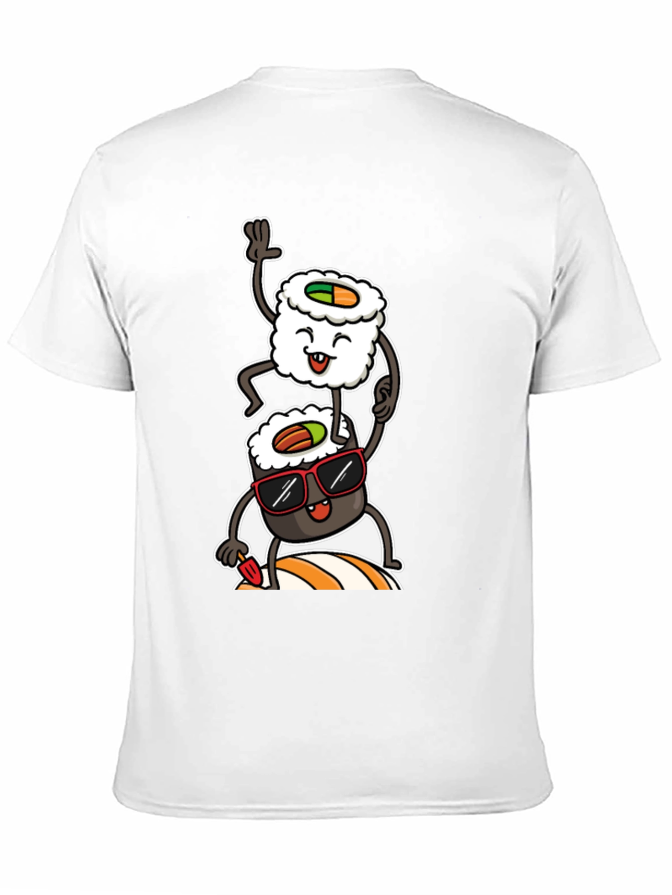 Black Sushi Stack Graphic Tee - Cool & Casual view 11