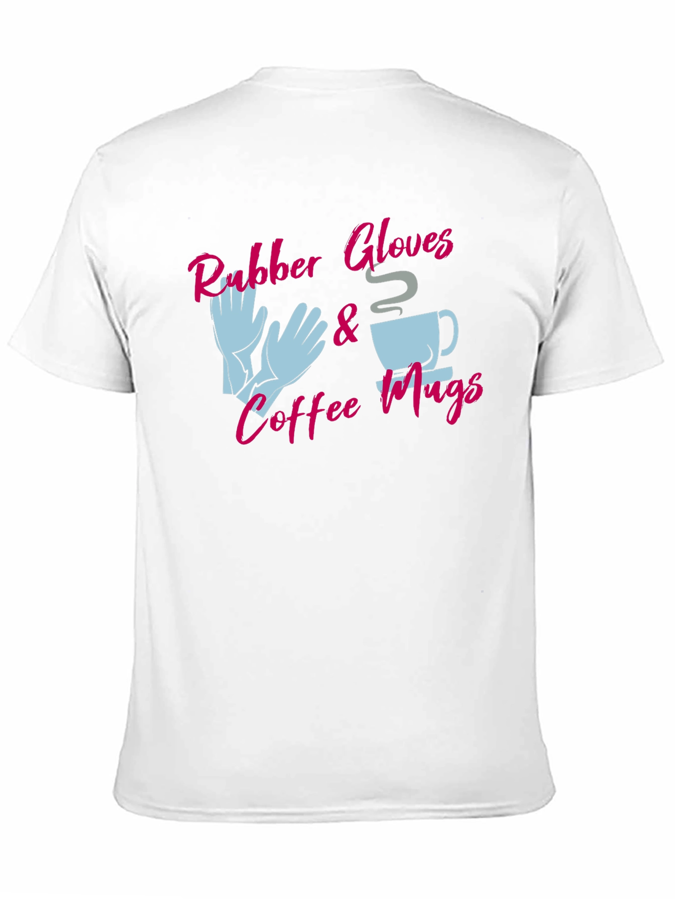 Black Rubber Gloves & Coffee Mugs Graphic Tee view 11