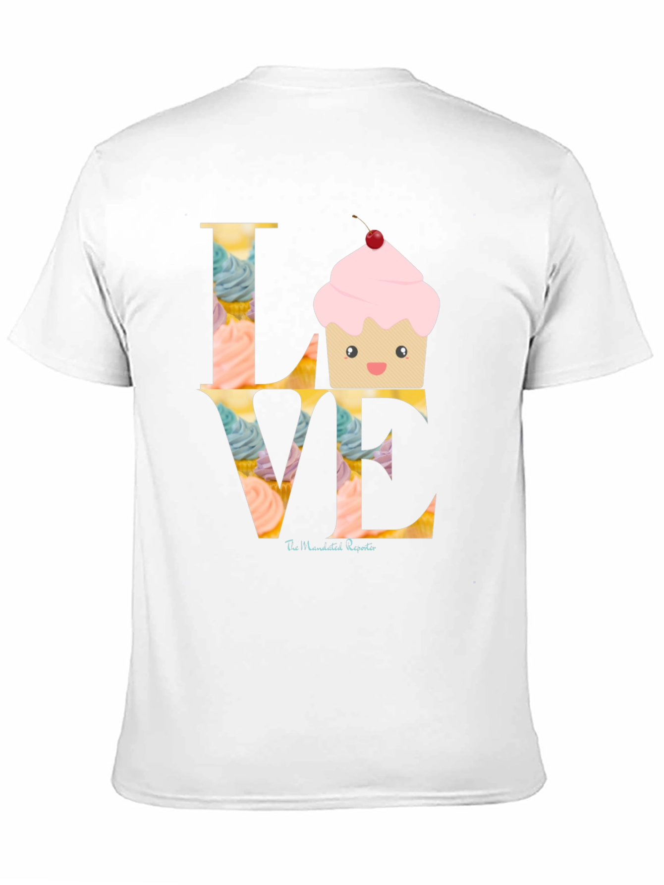 Black Love Cupcake Graphic T-Shirt view 11