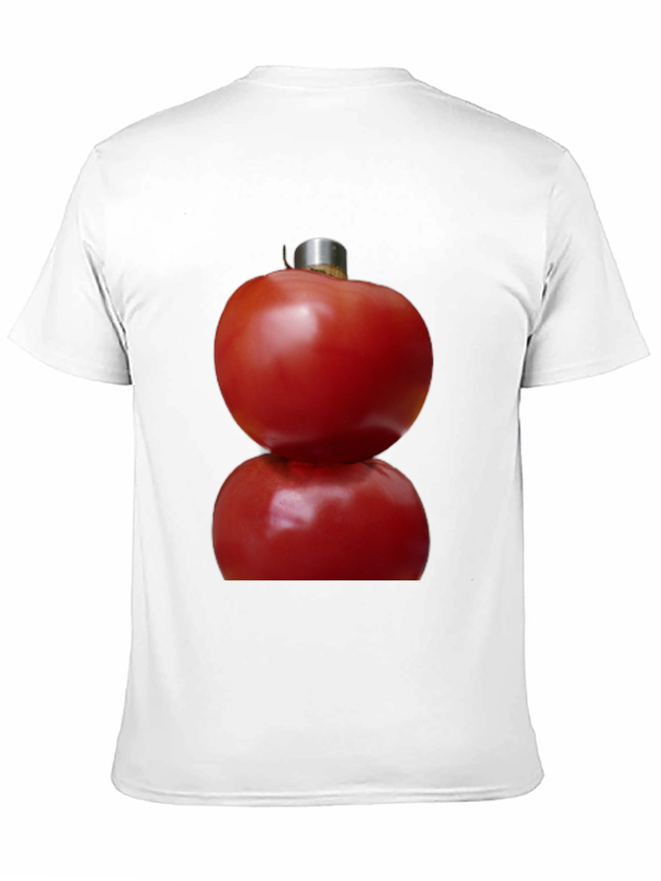Black Tomato Ornament T-Shirt - Novelty Graphic Tee view 11