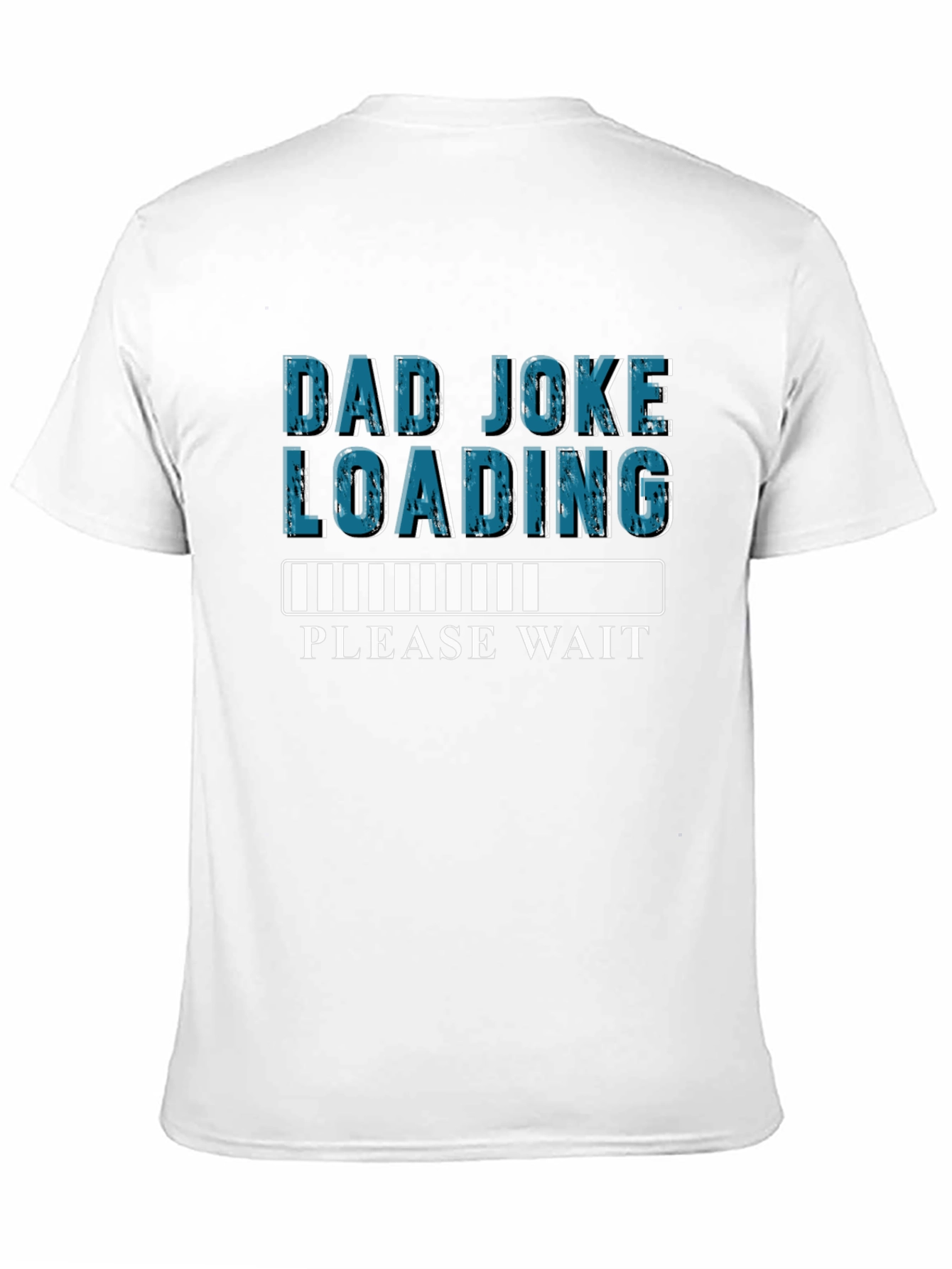Black Dad Joke Loading T-Shirt - Humorous Novelty Tee view 11