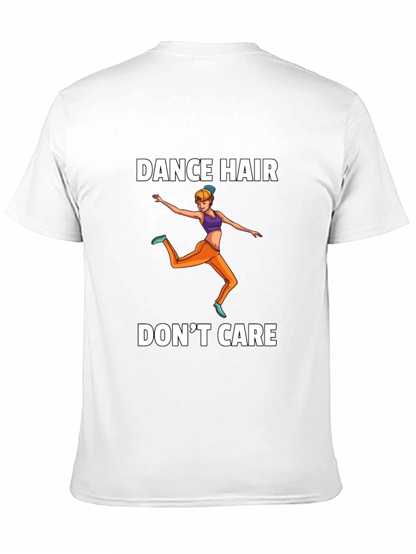 Black Dance Hair Don't Care Graphic Tee view 11