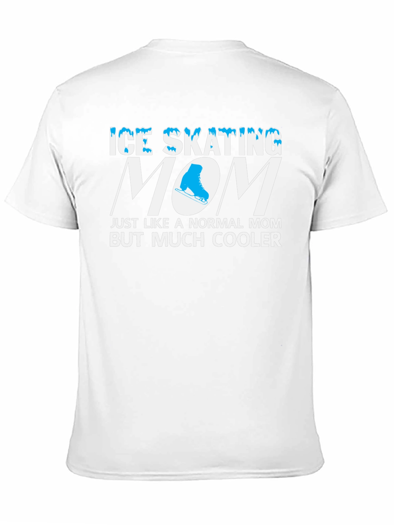 Black Ice Skating Mom T-Shirt - Cool Mother's Day Gift view 11