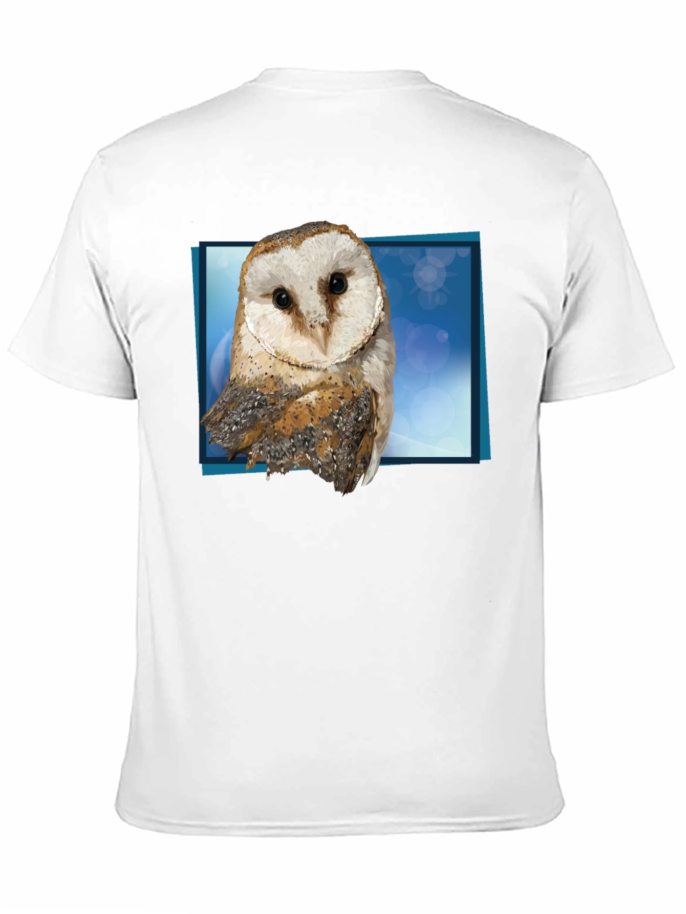 Black Barn Owl Graphic Tee - Men's Black T-Shirt view 11