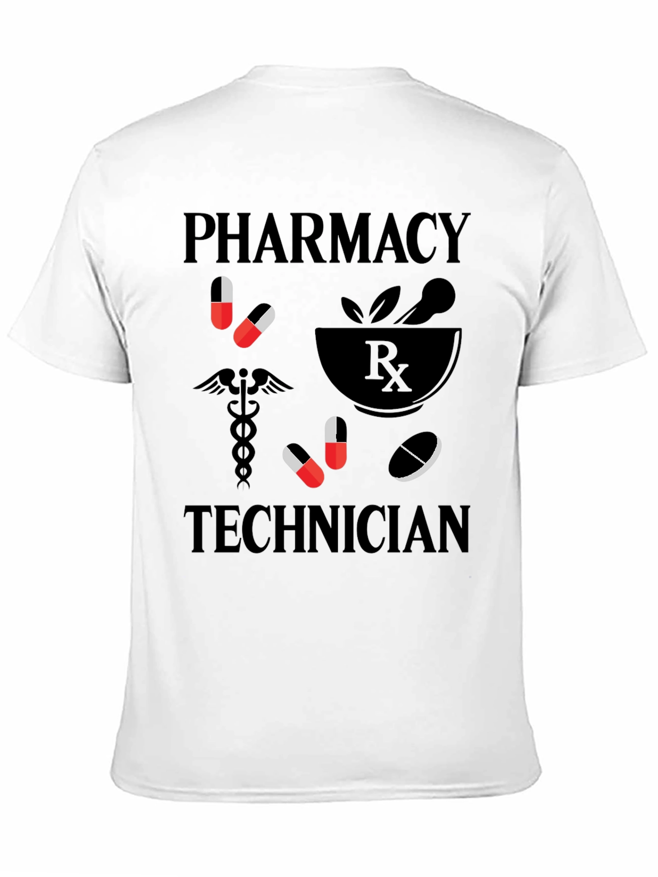 Black Pharmacy Technician Graphic Tee view 11