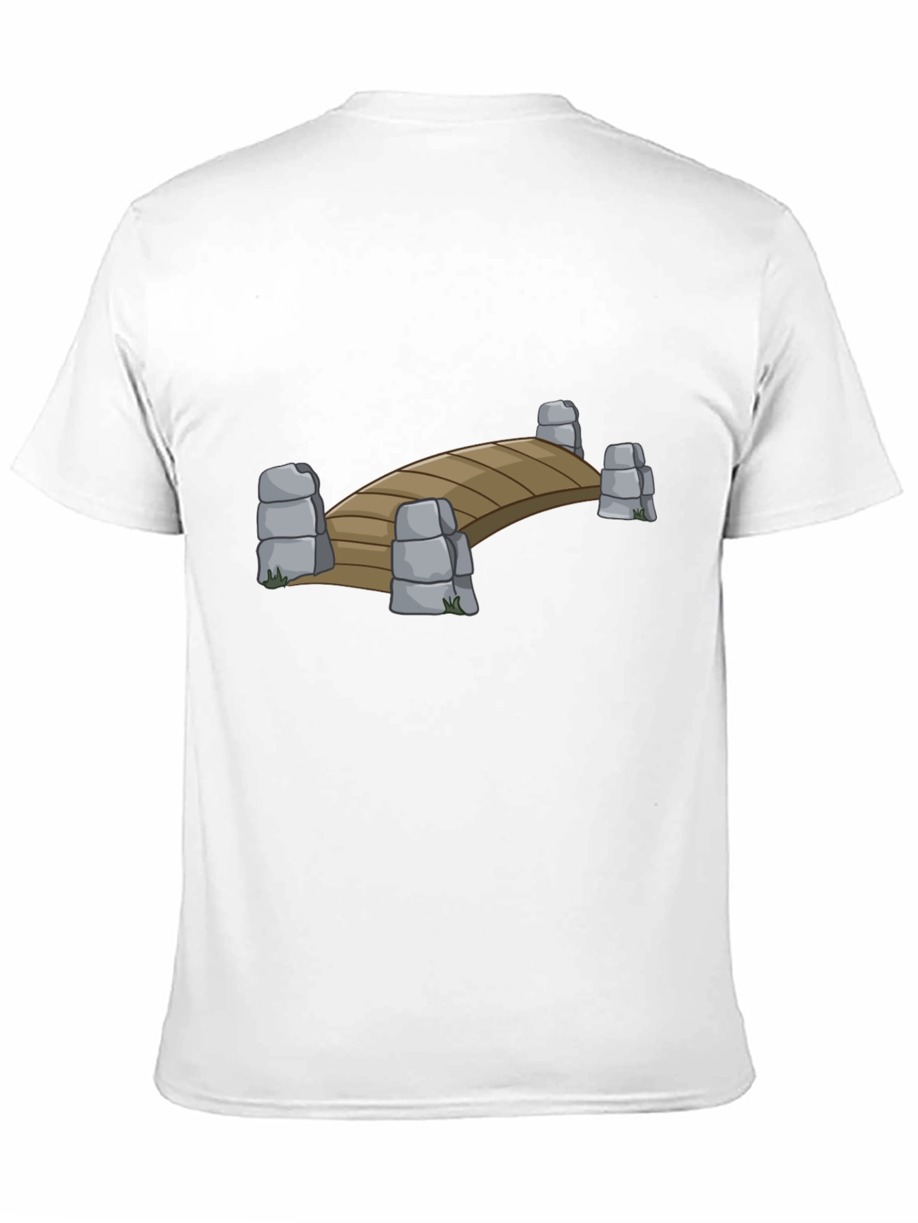 Black Bridge Graphic T-Shirt - Cool Cartoon Design view 11