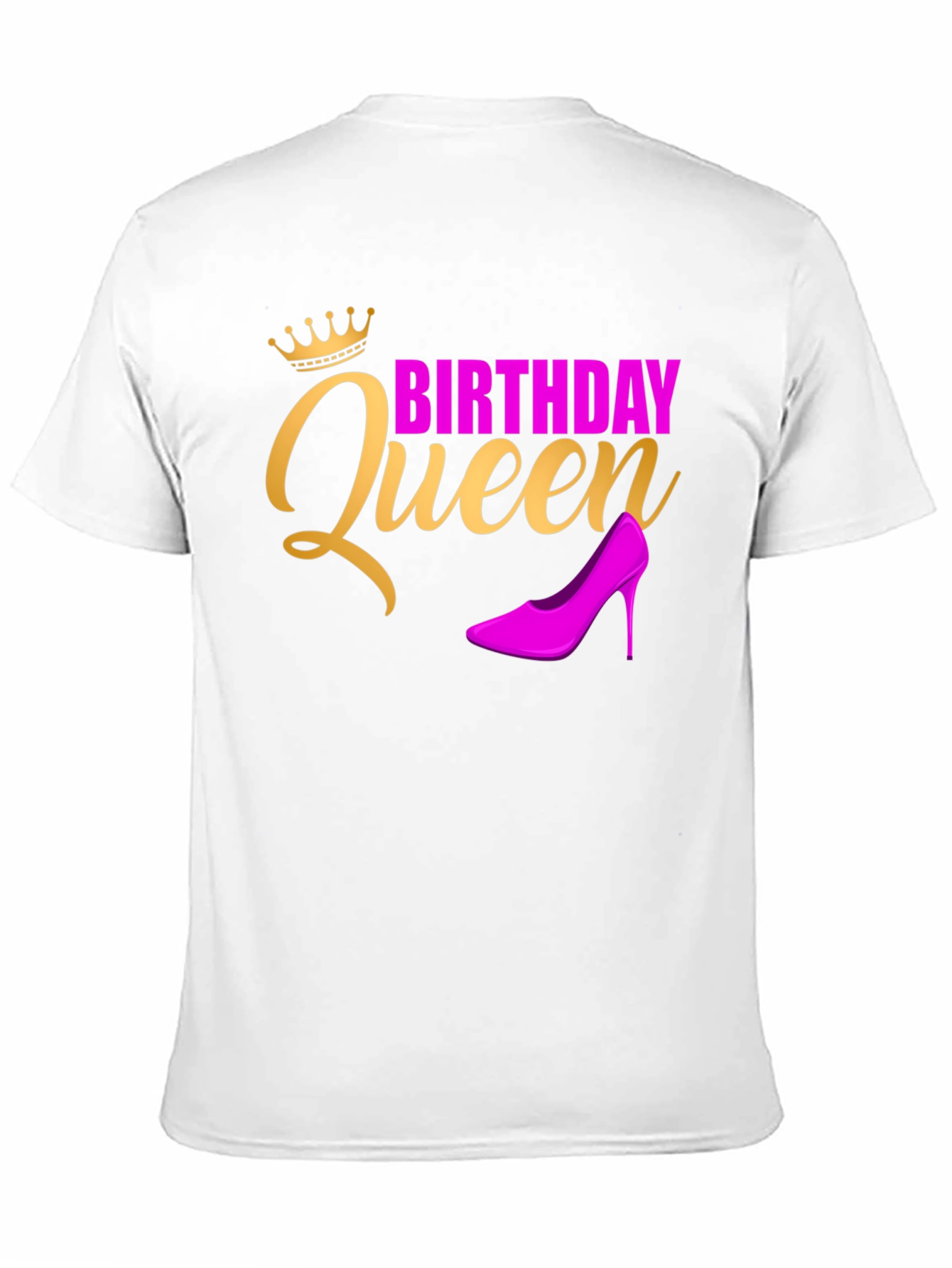 Black Birthday Queen T-Shirt view 11