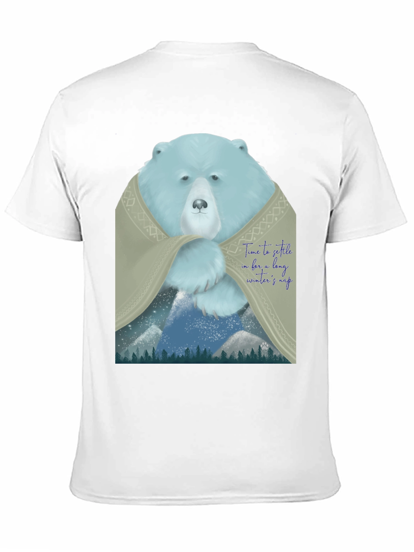 Black Bear Winter Nap Graphic Tee view 11