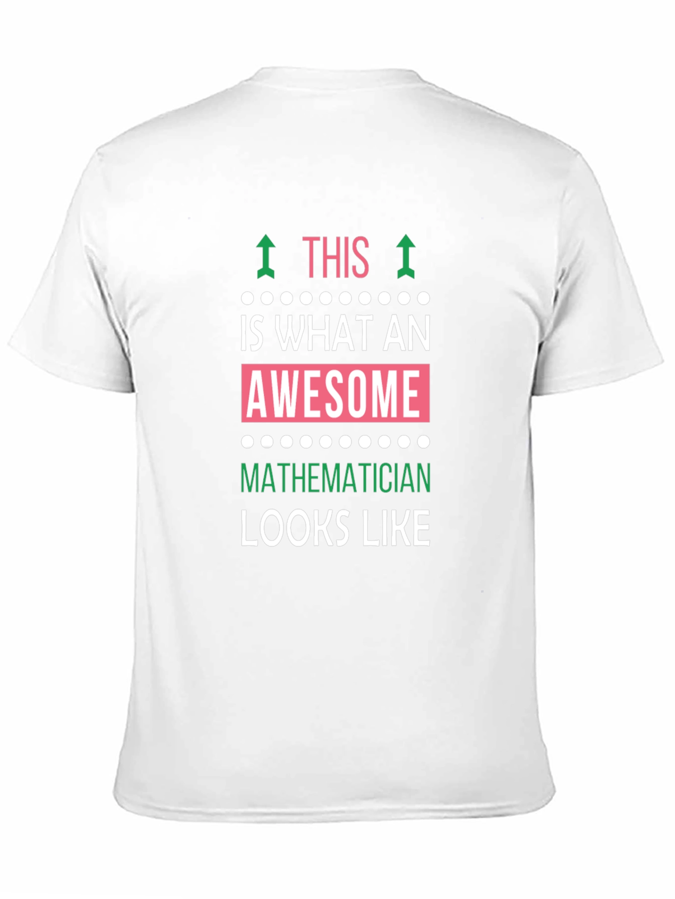 Black Awesome Mathematician T-Shirt view 11