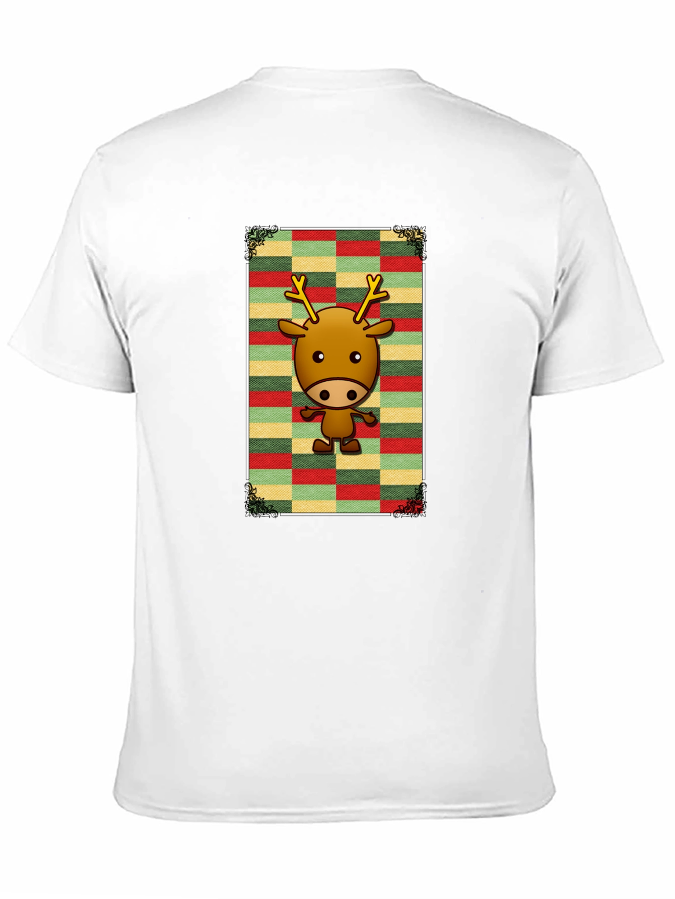 Black Festive Reindeer Graphic Tee - Holiday Style view 11