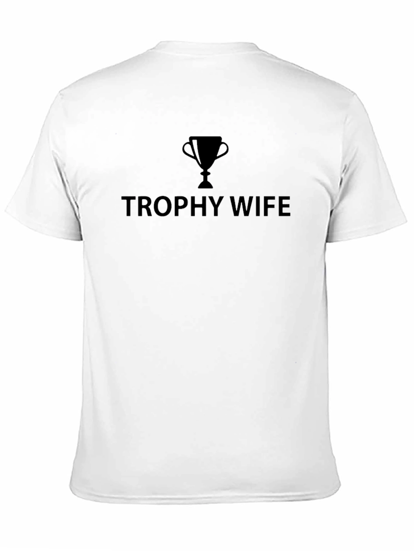 Black Trophy Wife Graphic Tee - Humorous Gift view 11