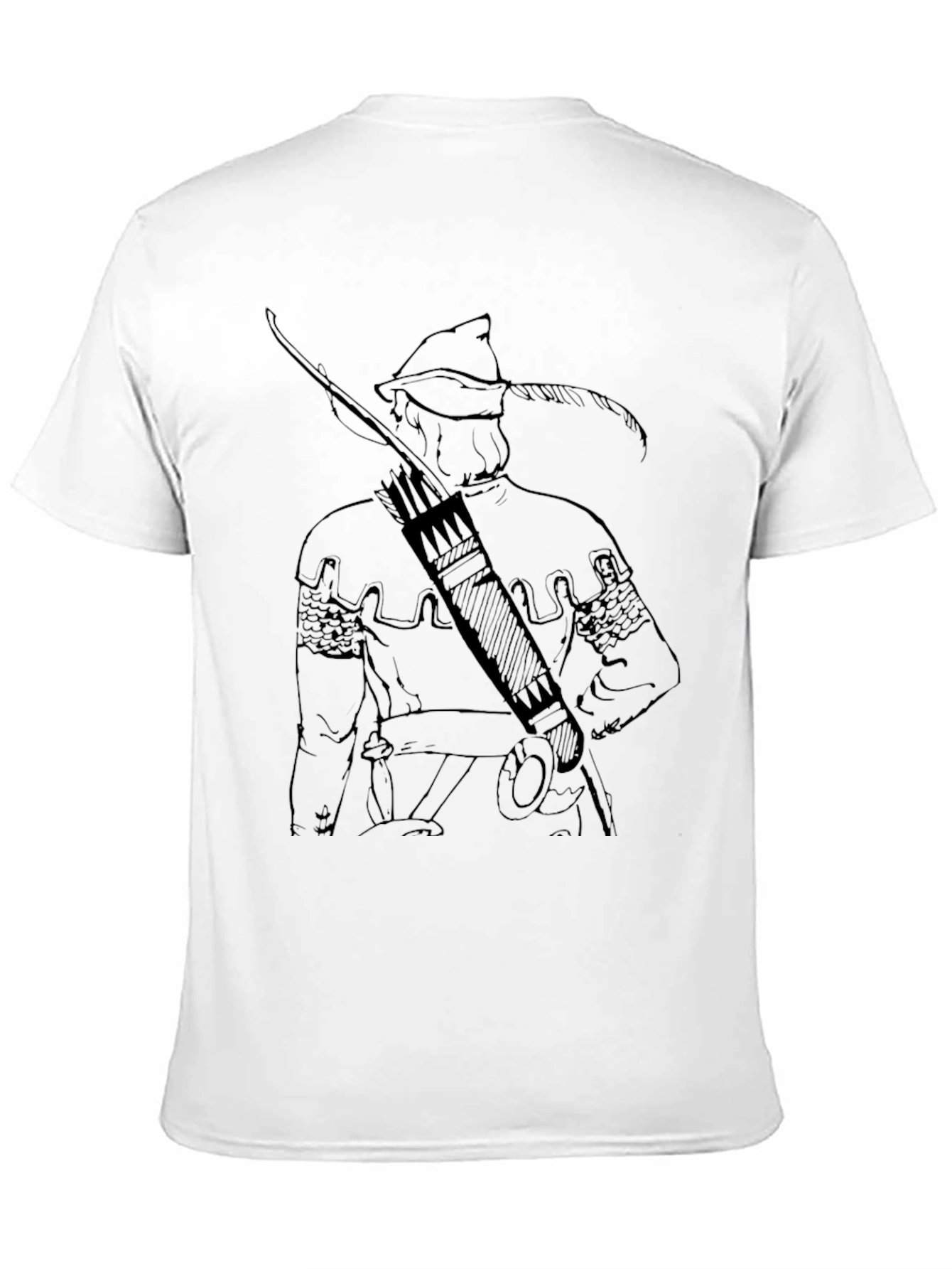 Black Archer Graphic Tee - Stealth Black T-Shirt view 11