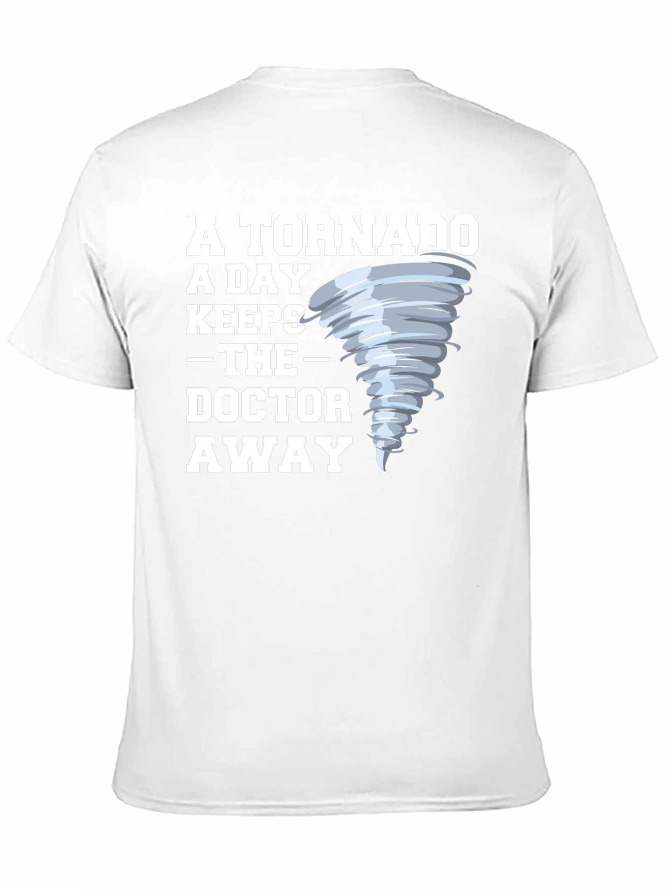 Black Tornado A Day Keeps Doctor Away Graphic Tee view 11
