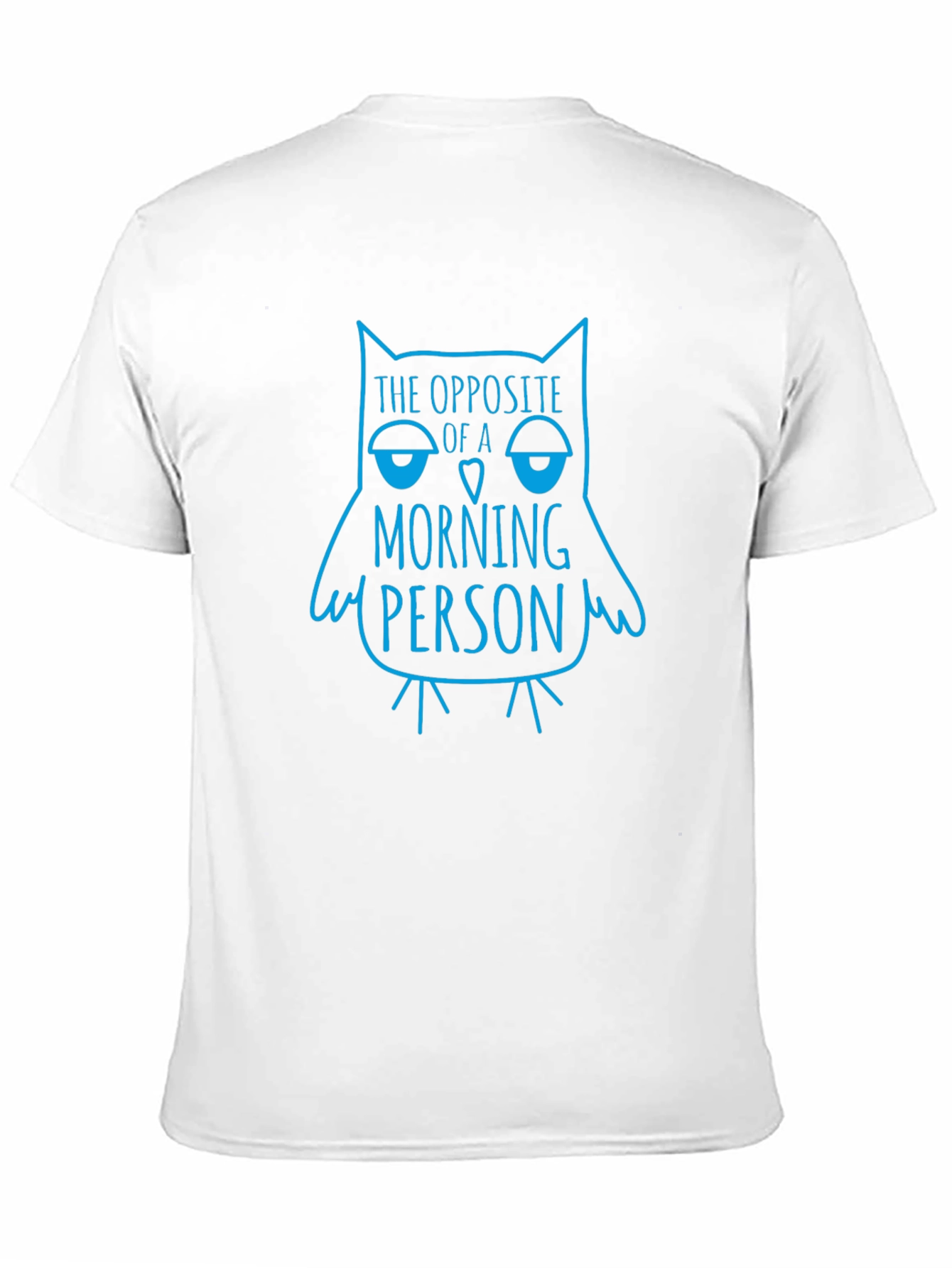 Black Owl 'Not a Morning Person' Graphic T-Shirt view 11