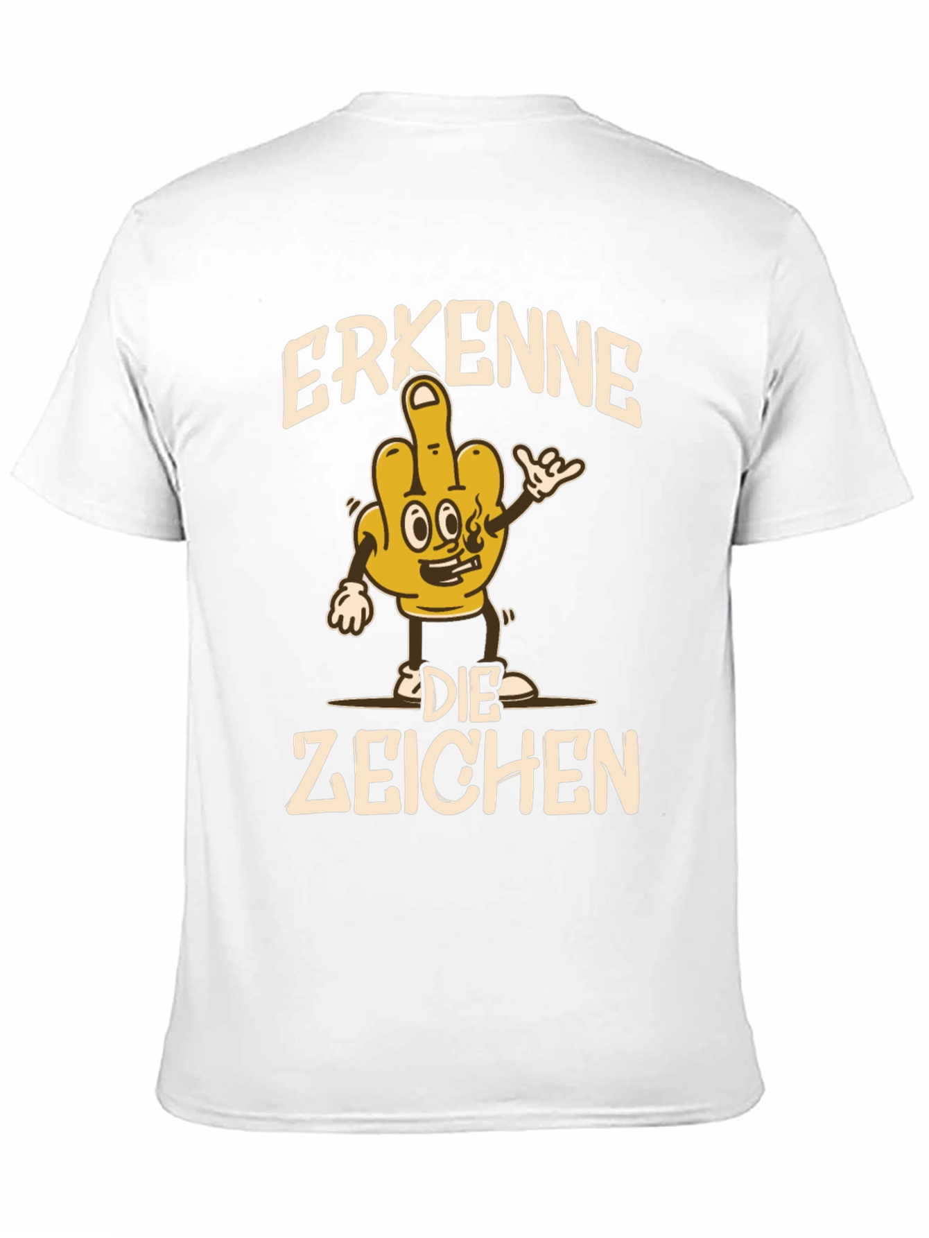 Black Erkenne Die Zeichen Graphic Tee view 11