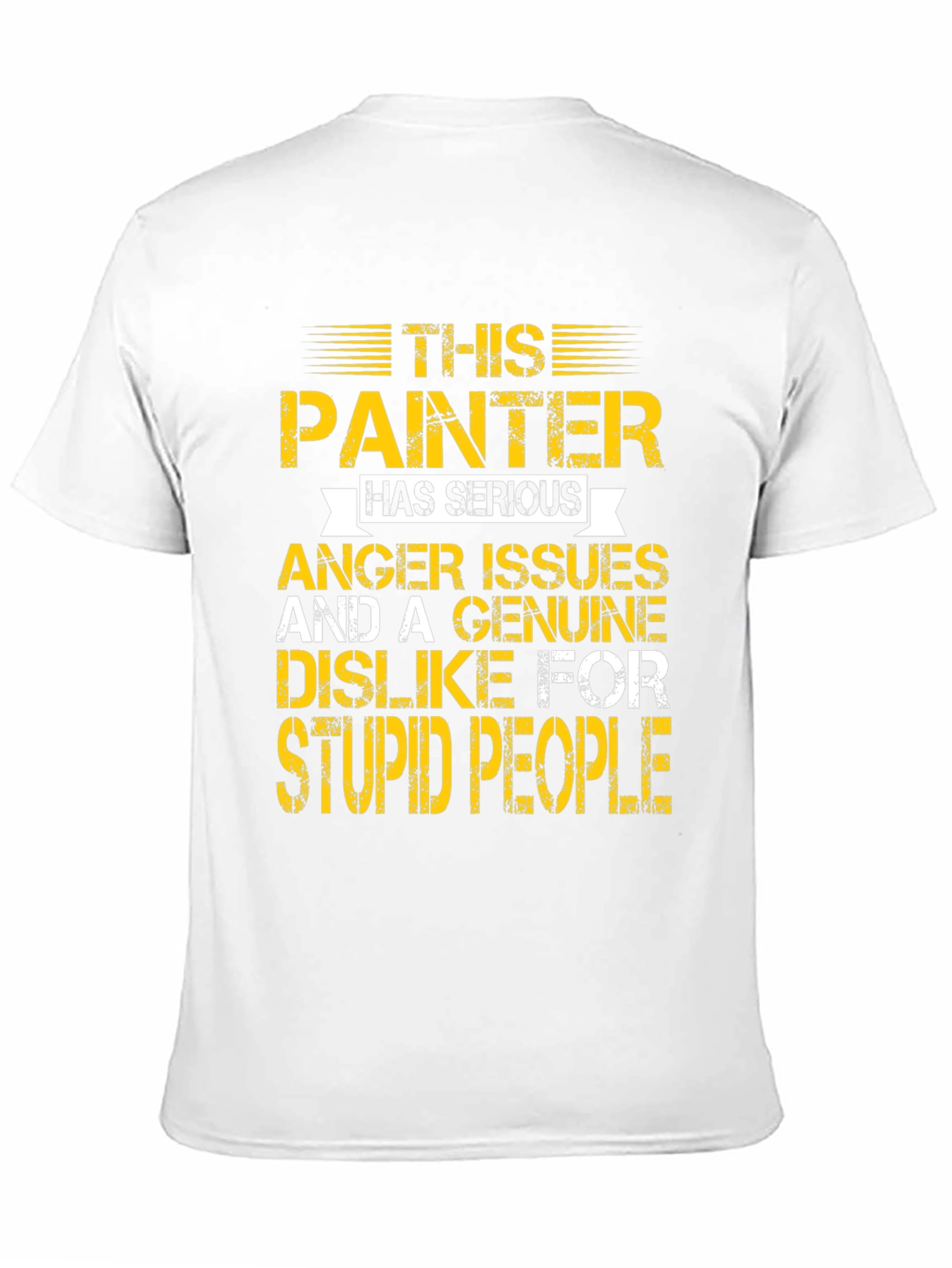 Black This Painter Has Serious Anger Issues Graphic Tee view 11