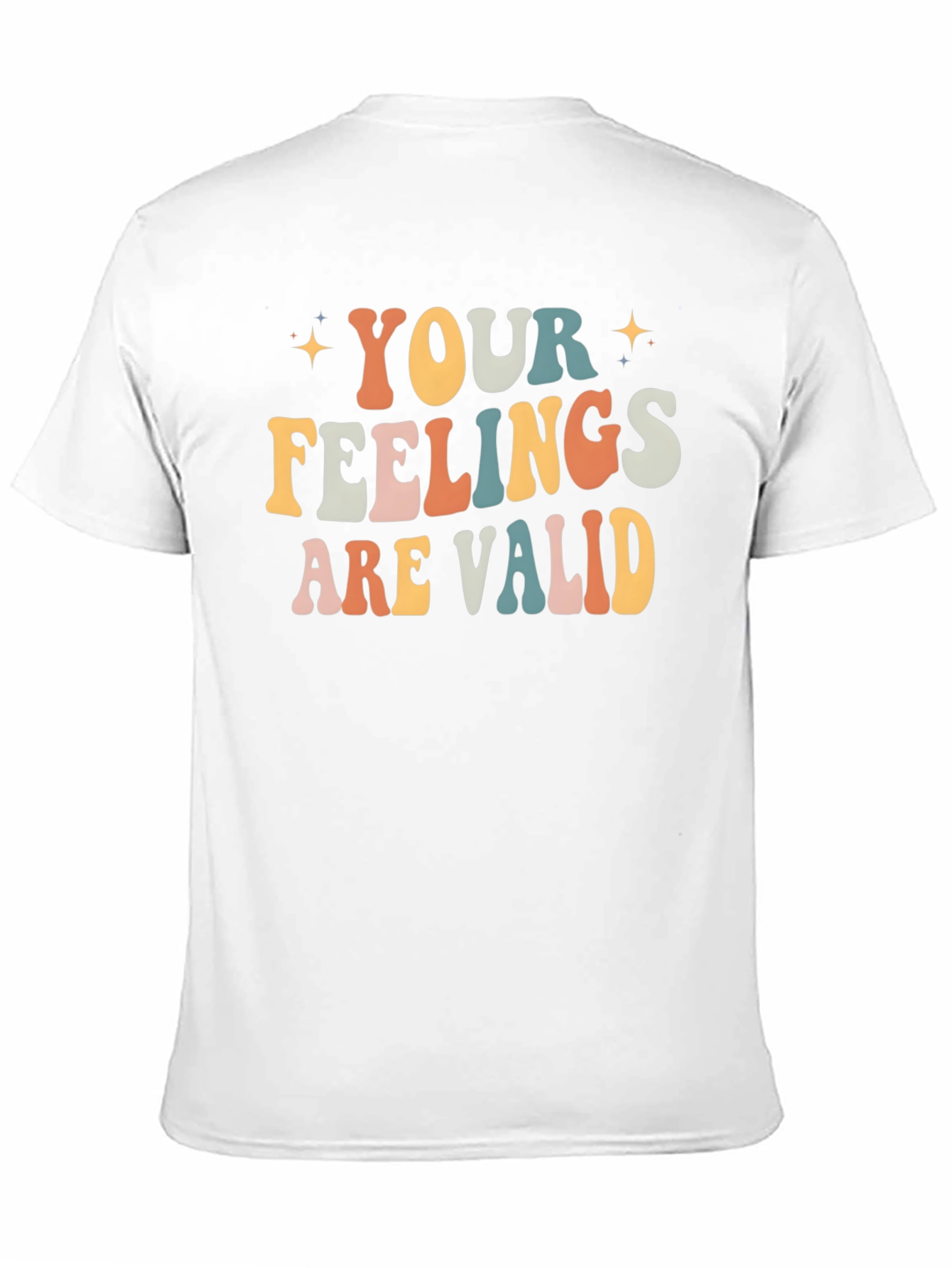 Black Your Feelings are Valid Graphic Tee view 11