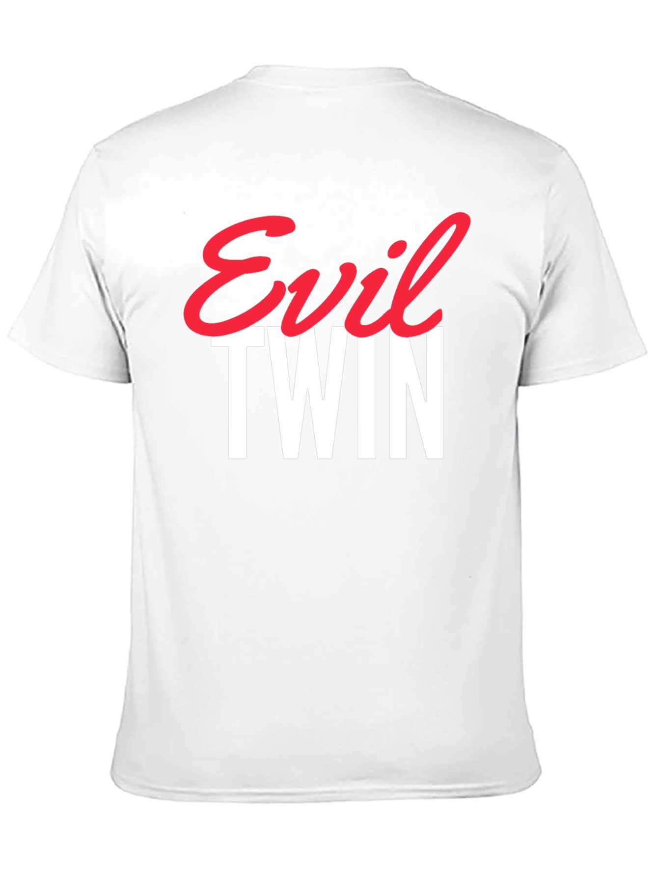Black Evil Twin Graphic Tee - Trendy Statement T-Shirt view 11