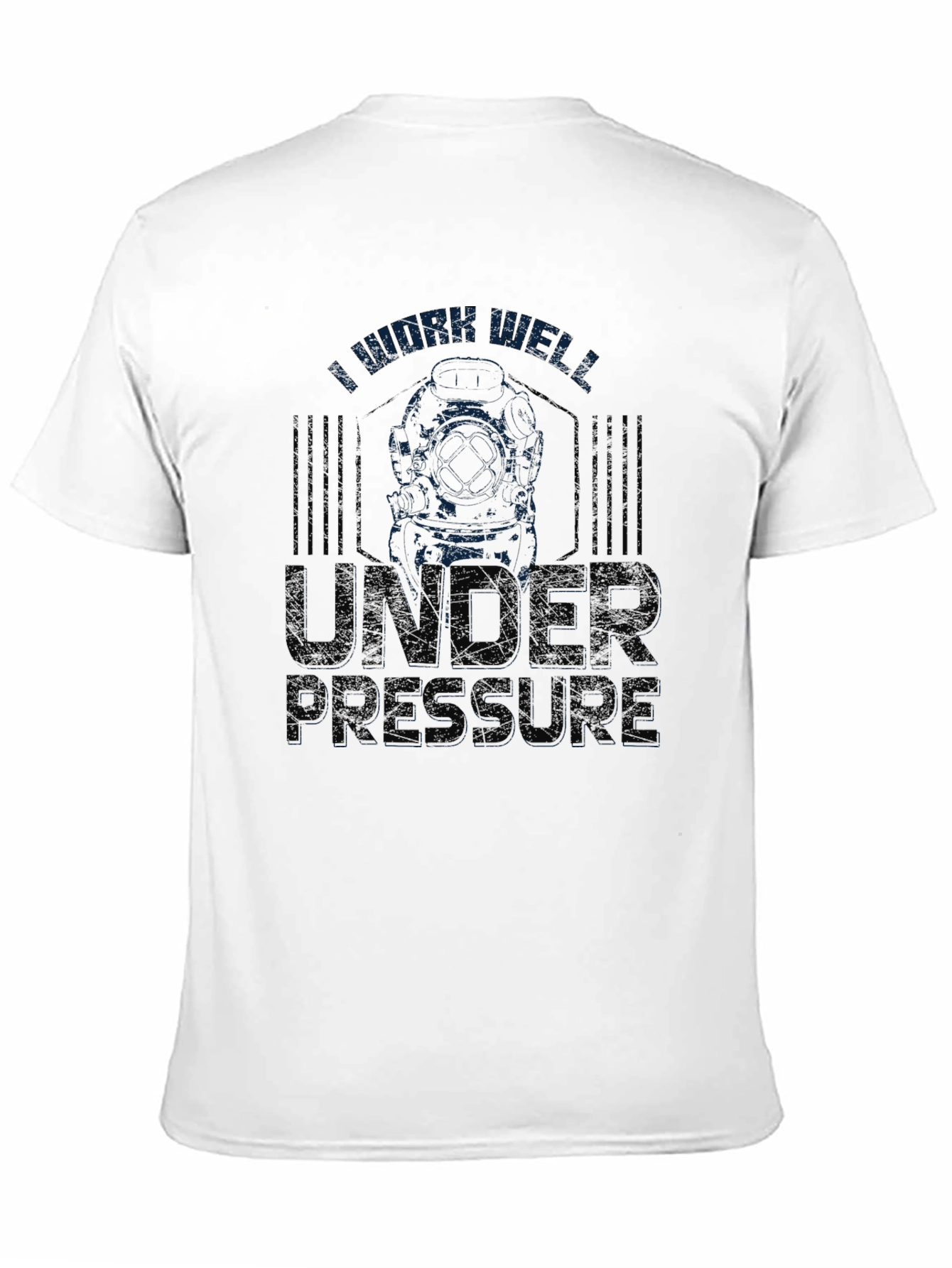 Black I Work Well Under Pressure T-Shirt view 11