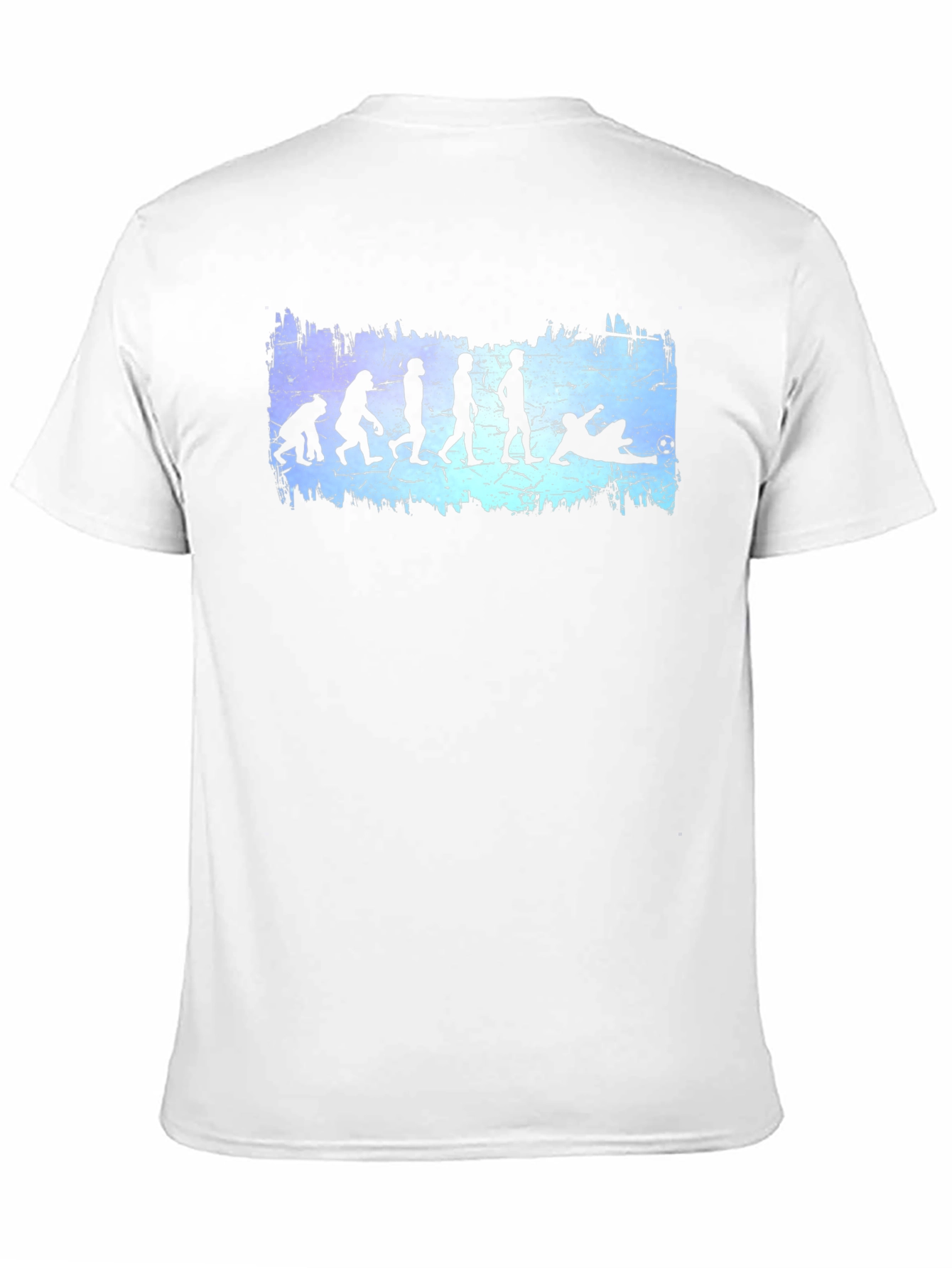 Black Soccer Evolution Graphic Tee - Black Cotton T-Shirt view 11