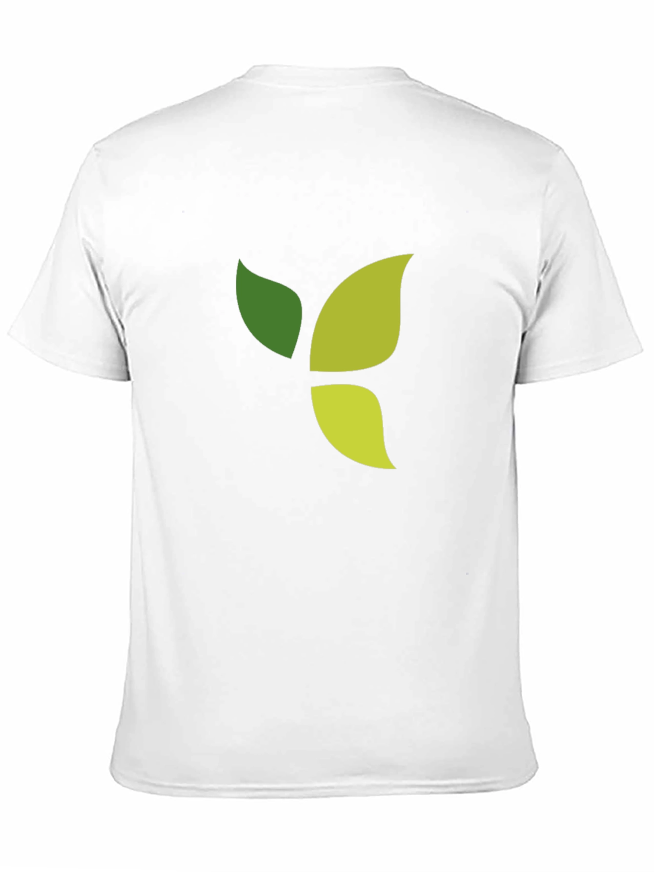 Black Green Leaf Graphic Black T-Shirt view 11