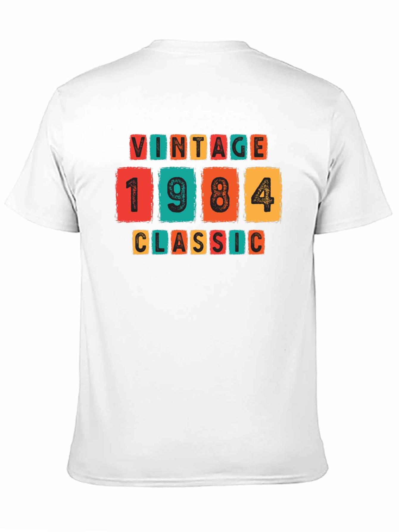 Black Vintage 1984 Classic Graphic T-Shirt view 11
