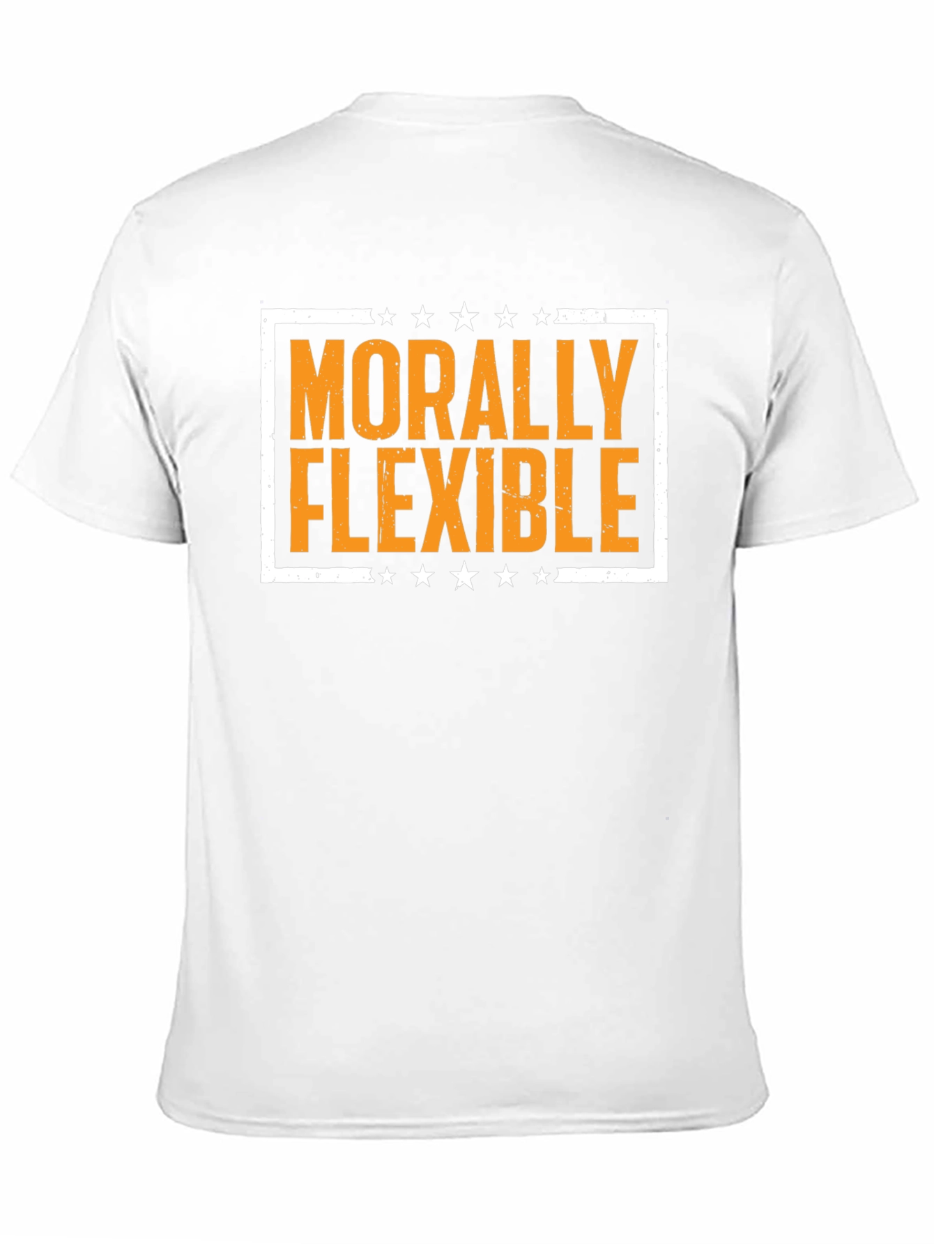 Black Morally Flexible Graphic Tee -  Funny T-Shirt view 11