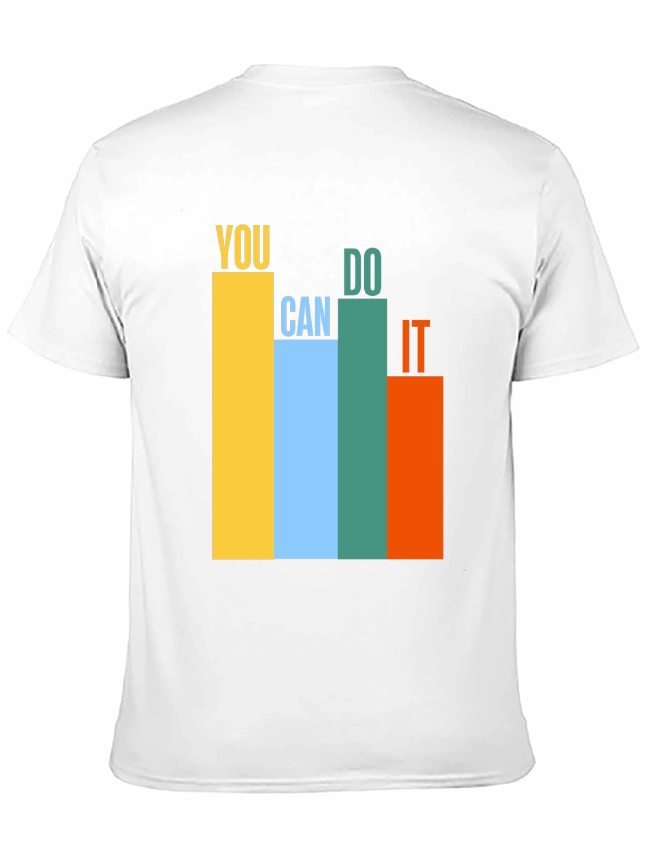 Black Motivational You Can Do It Graphic T-Shirt view 11