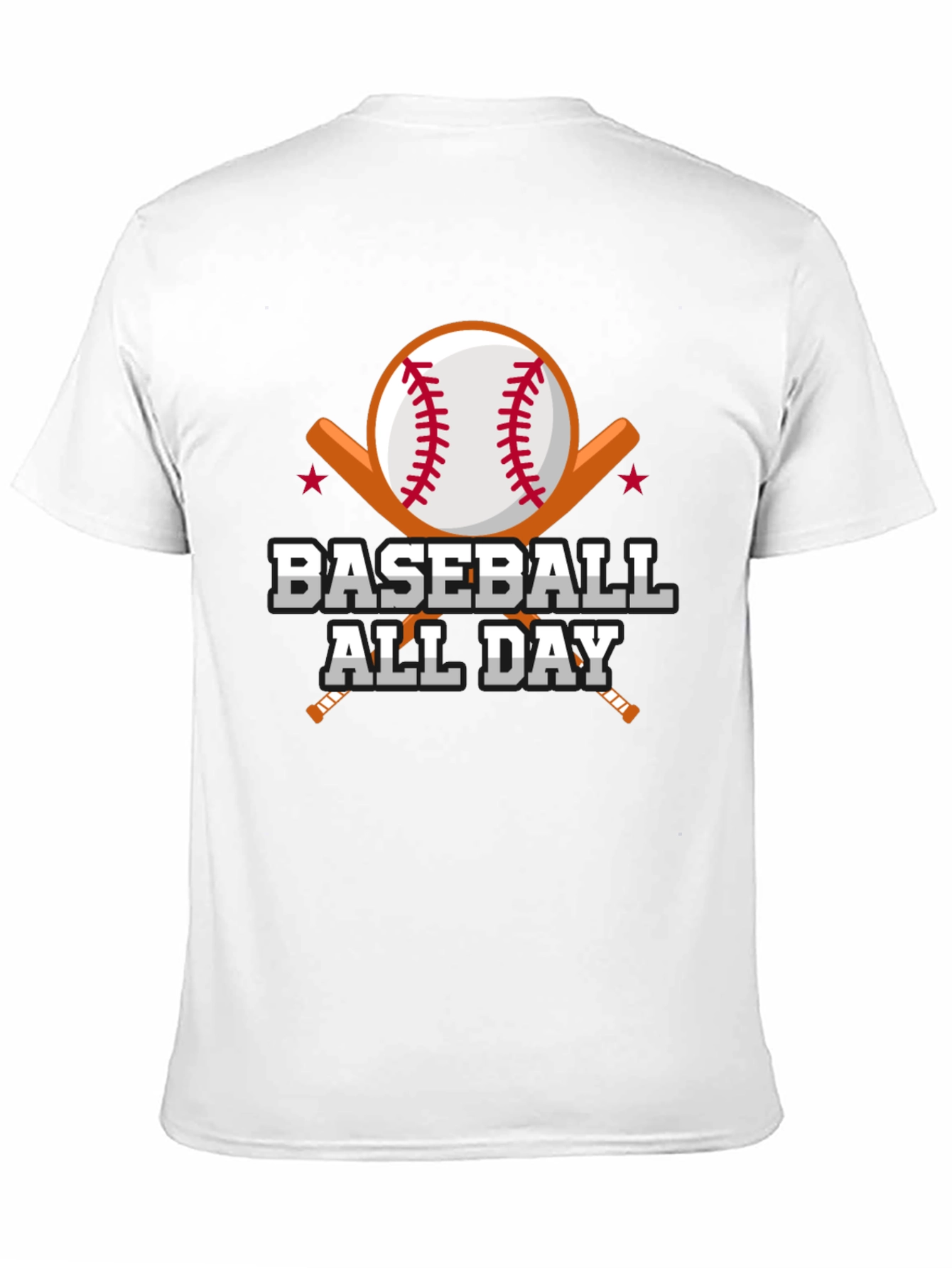 Black Baseball All Day Graphic Tee view 11