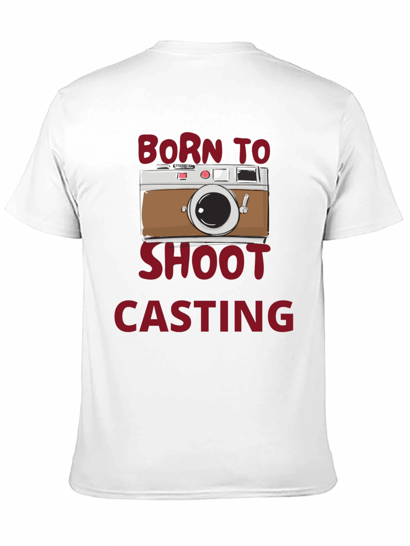 Black Born to Shoot Casting Black T-Shirt view 11