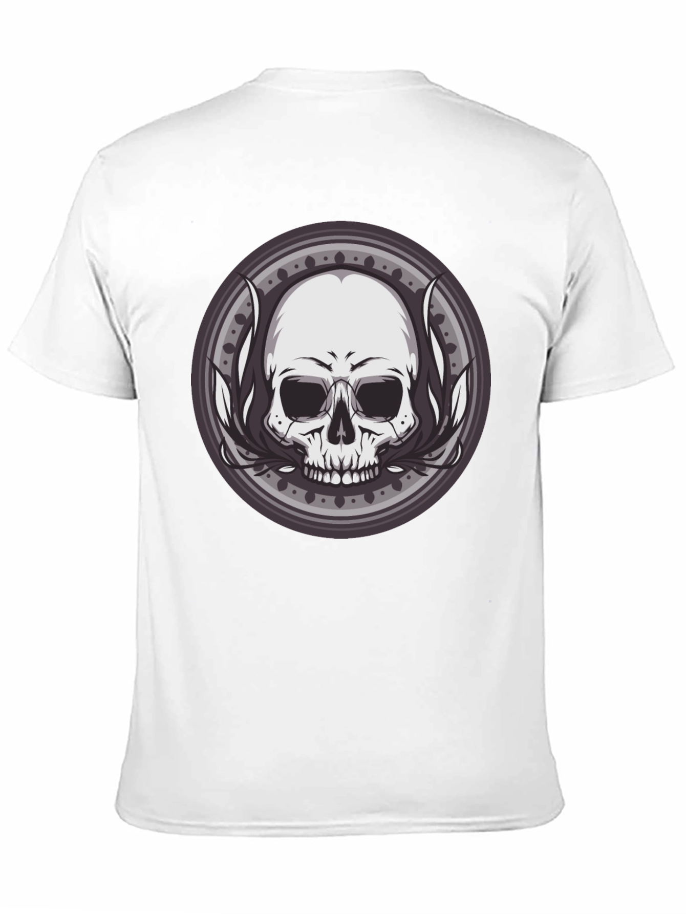 Black Skull Graphic Black T-Shirt - Edgy Style view 11