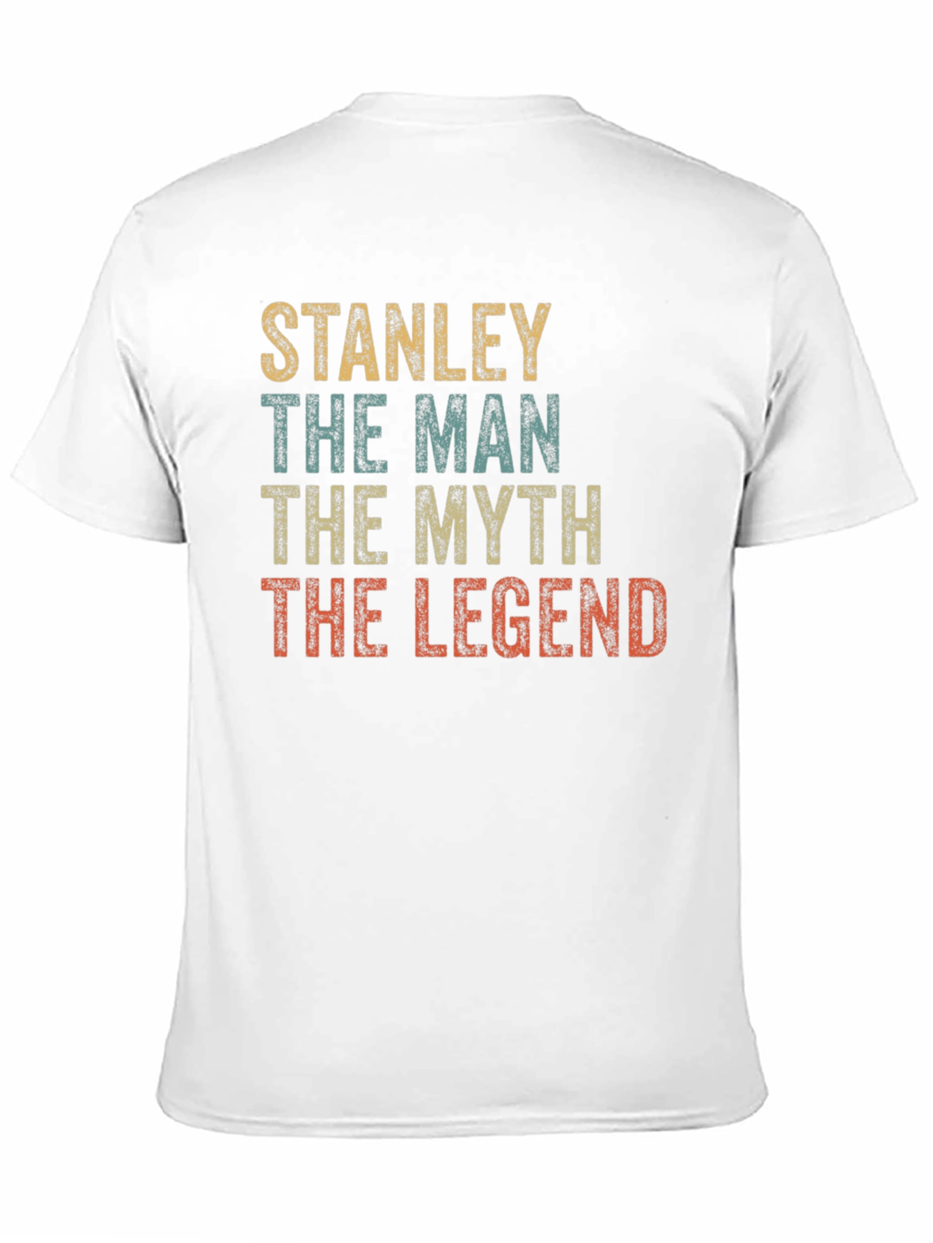 Black Stanley The Man, Myth, Legend T-Shirt - Black view 11