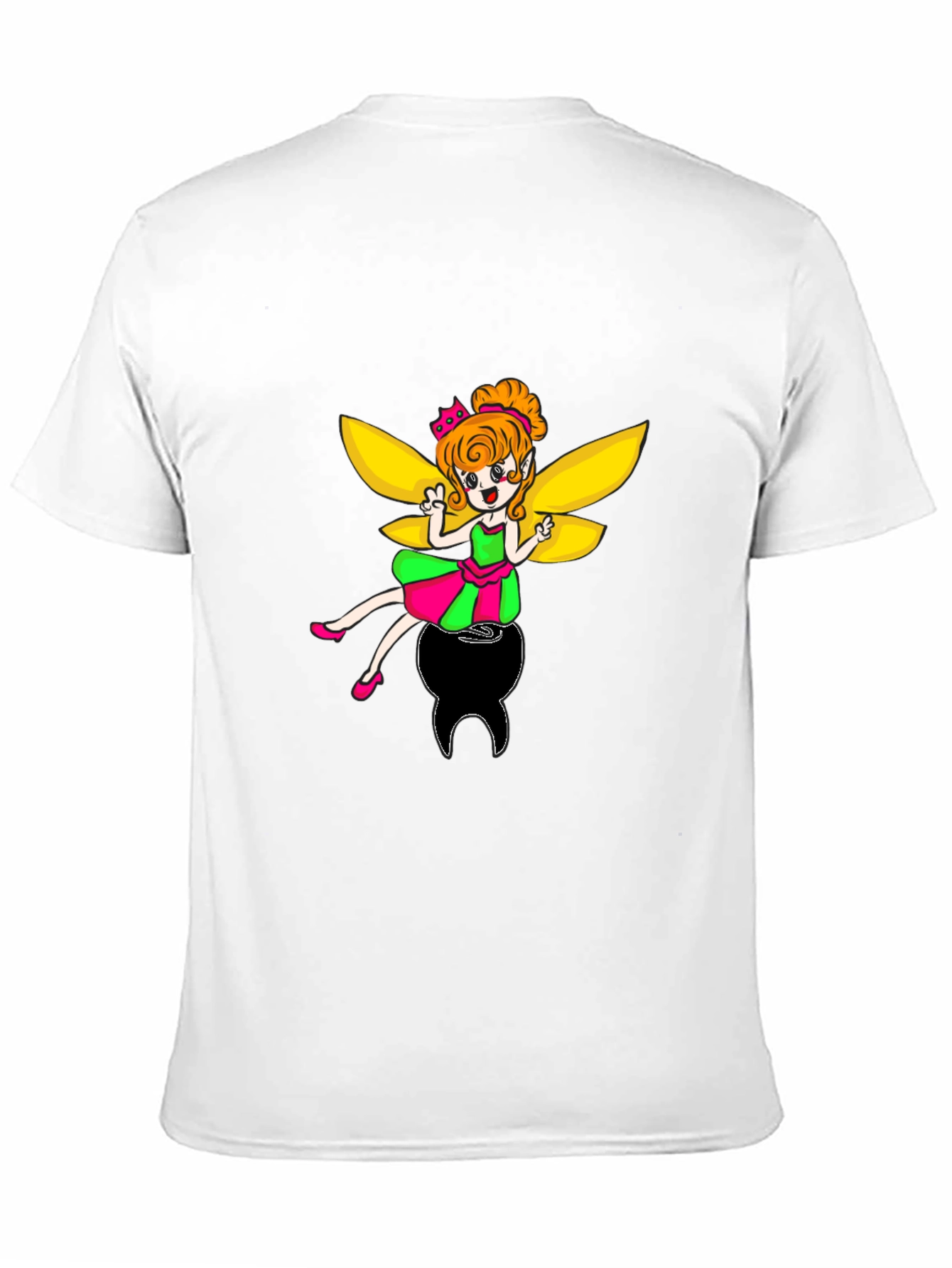 Black Tooth Fairy Graphic Black T-Shirt view 11