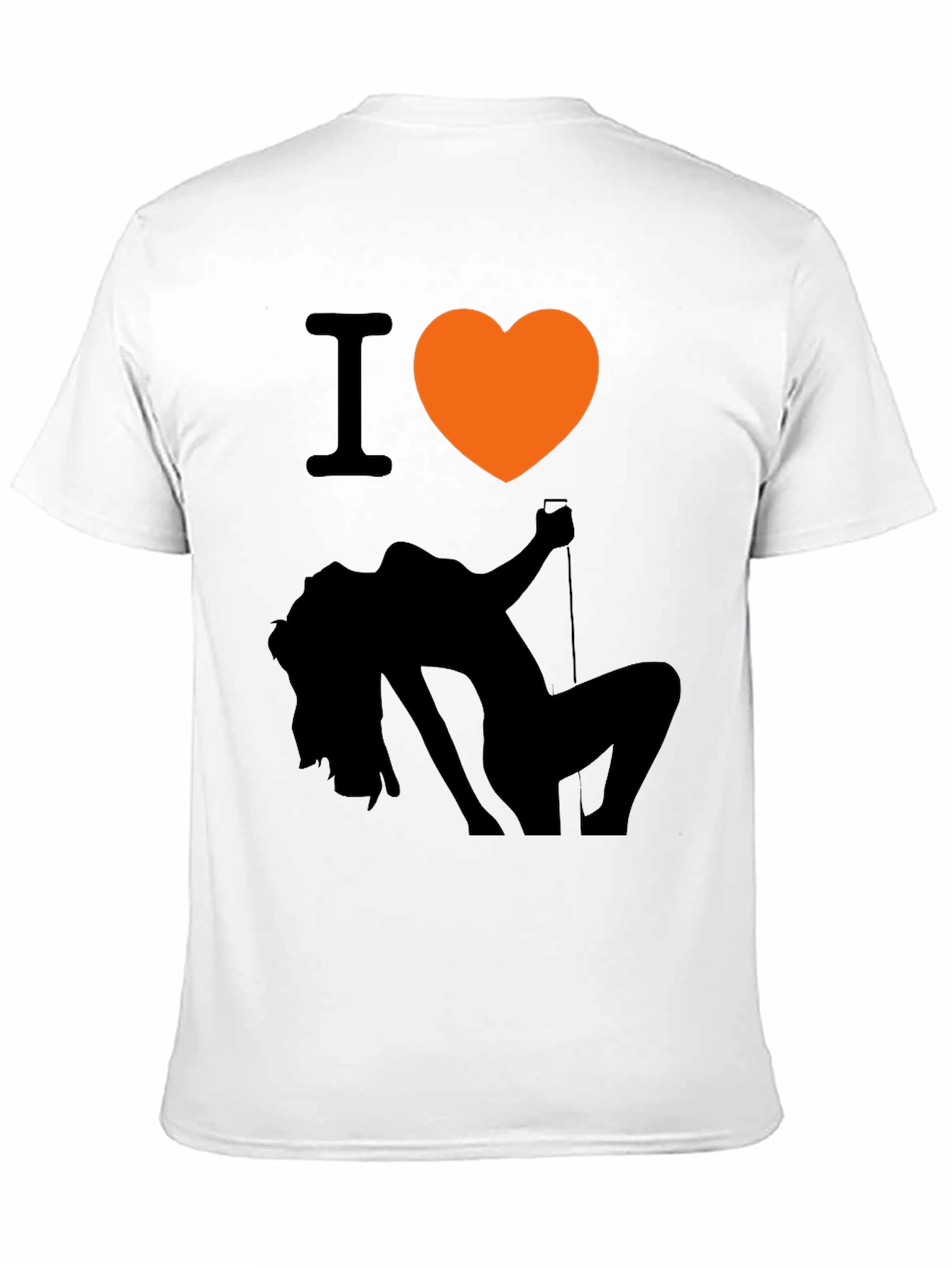 Black I Heart Exotic Dancer Graphic T-Shirt view 11