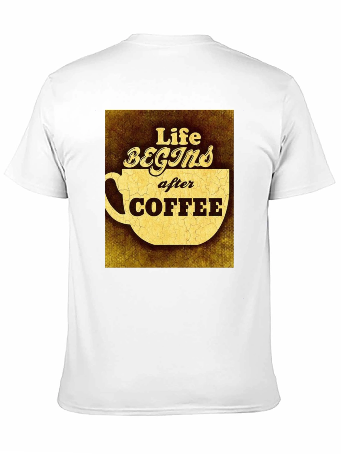 Black Life Begins After Coffee Graphic Tee view 11