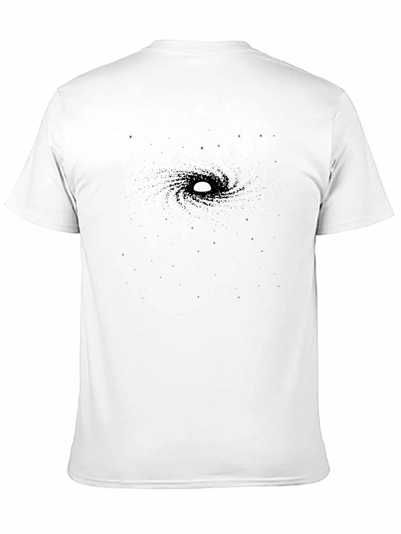 Black Black Hole Graphic Tee - Modern Style view 11