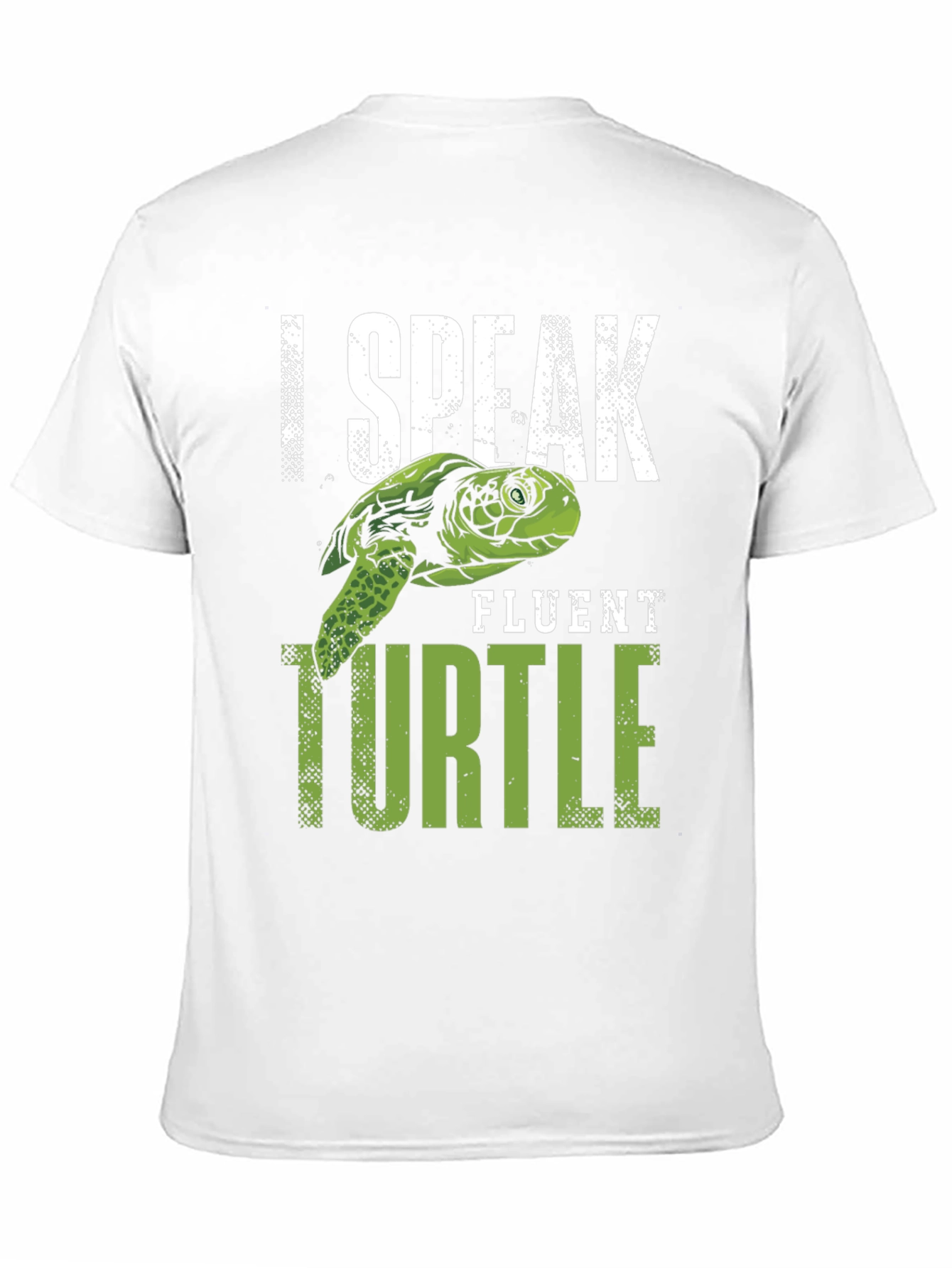 Black I Speak Fluent Turtle Graphic T-Shirt view 11