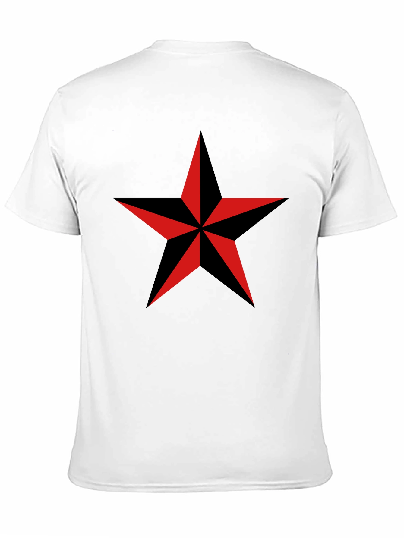 Nautical Star Graphic T-Shirt - Classic Crew Neck - 11