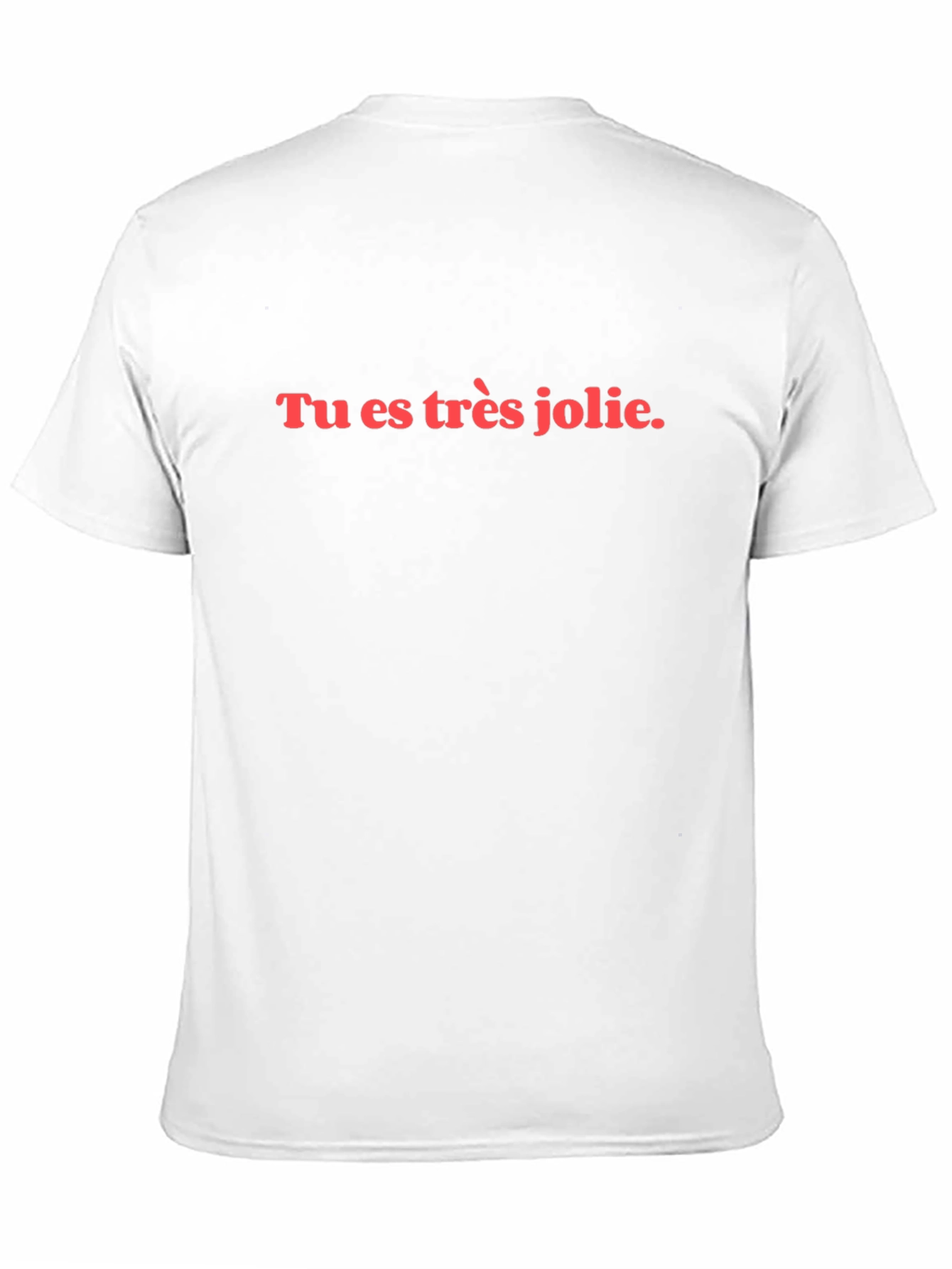 Black Tu Es Très Jolie T-Shirt - French Phrase Tee view 11