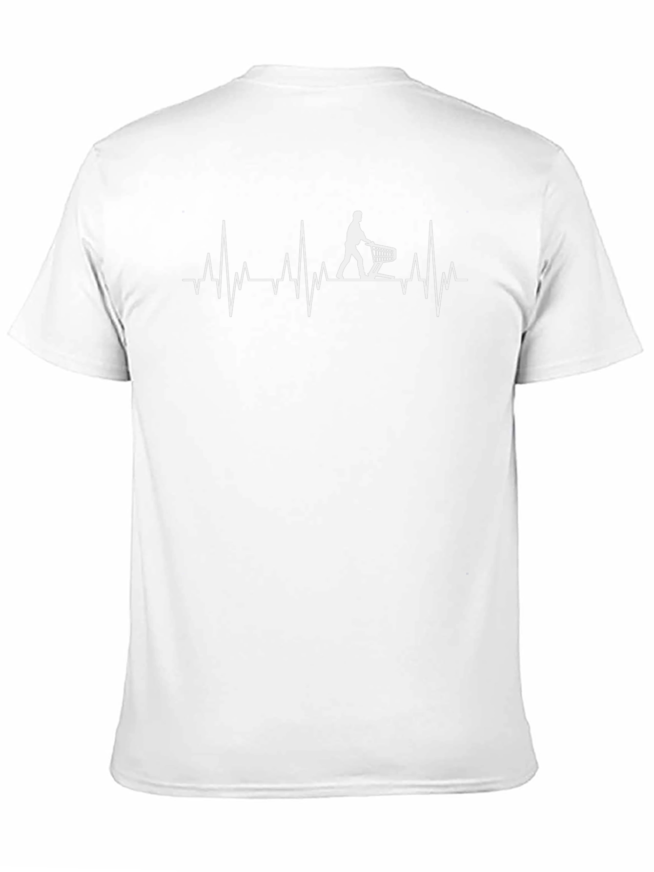 Shopping Cart ECG T-Shirt - Black - 11