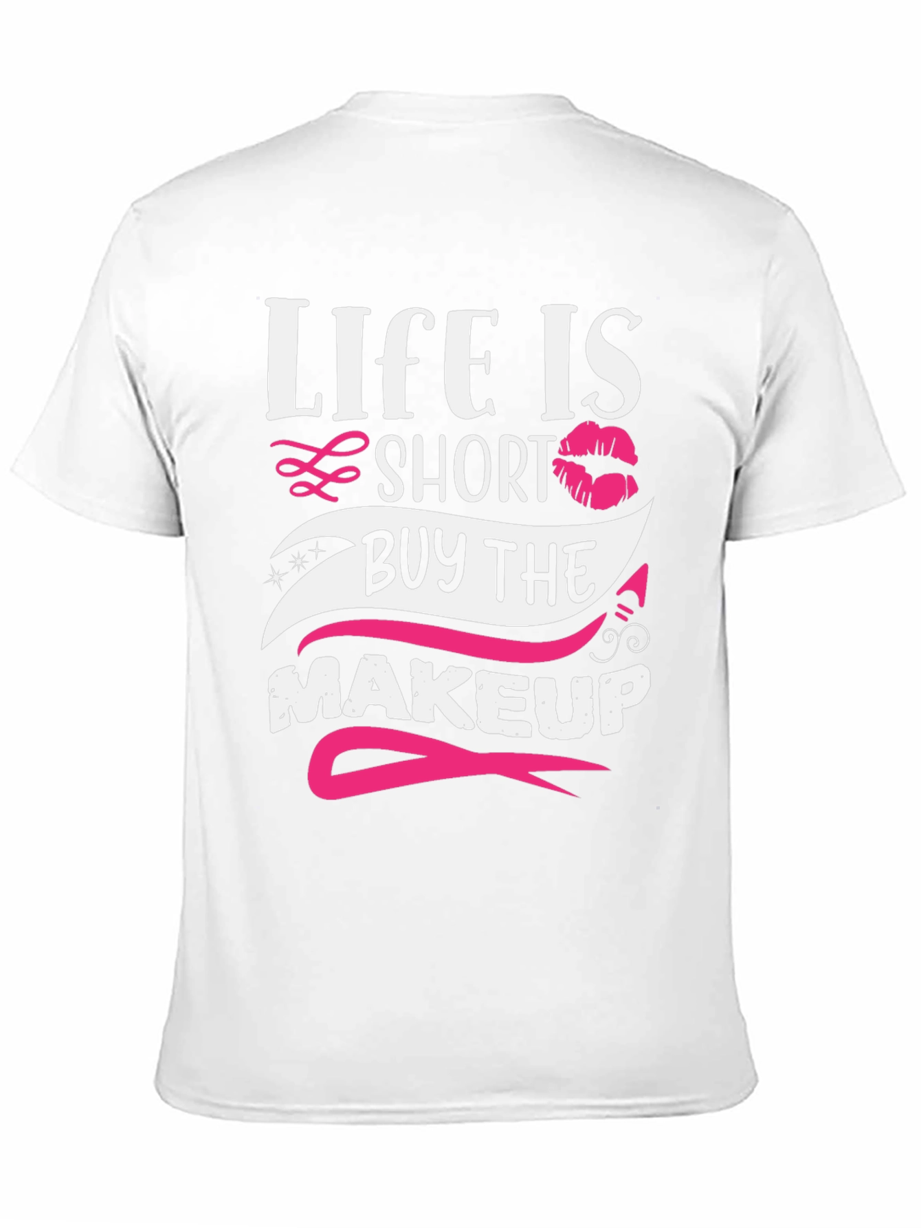 Black Life is Short Buy Makeup T-Shirt view 11