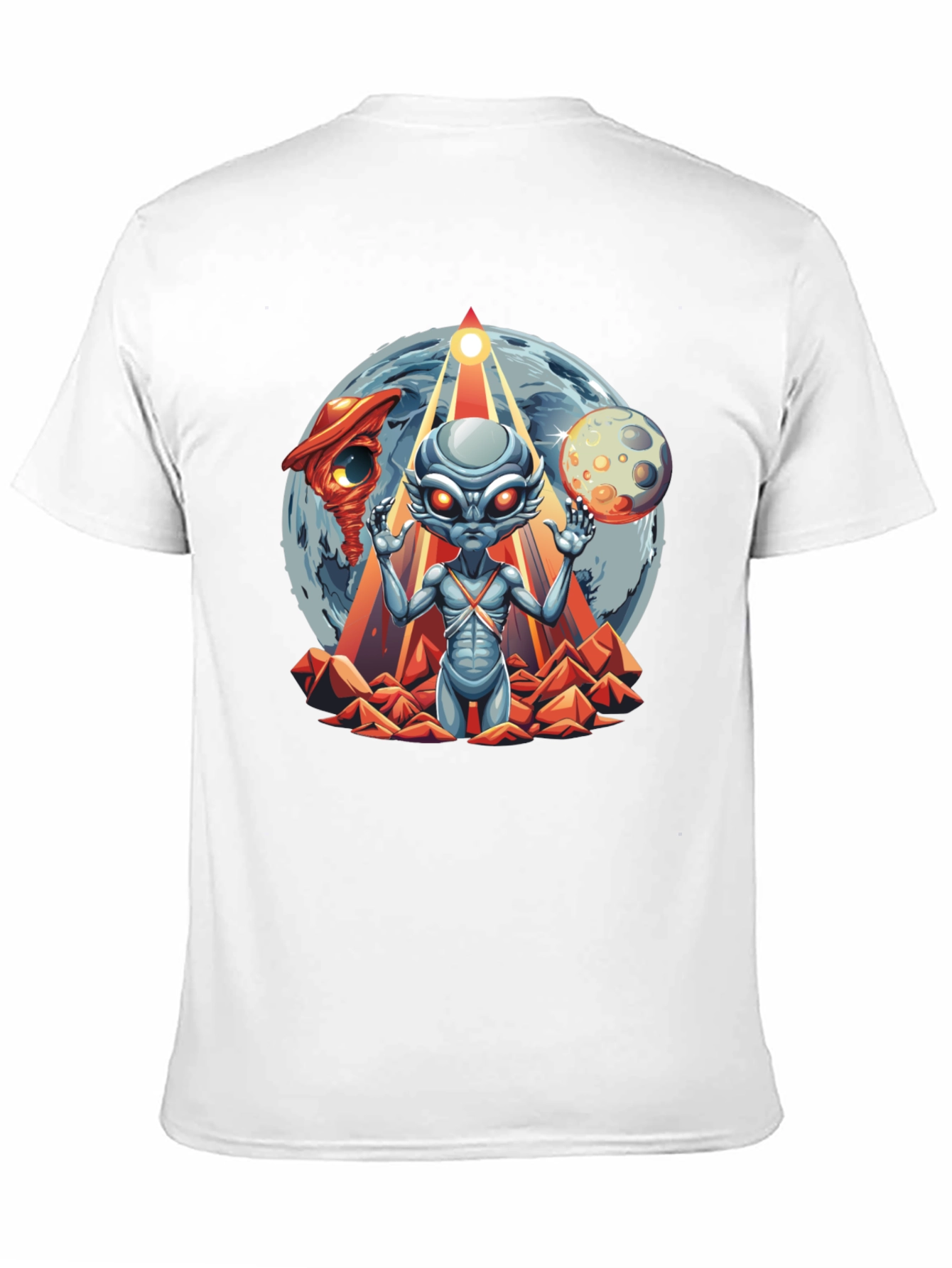 Alien Graphic T-Shirt: Sci-Fi Style, Black Tee - 11