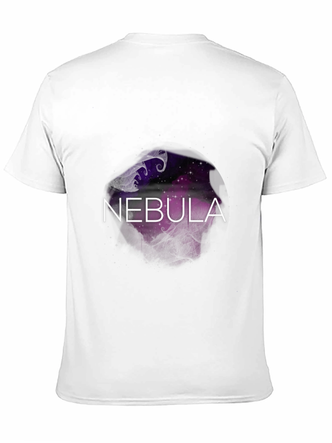 Nebula Galaxy Graphic T-Shirt - Black - 11