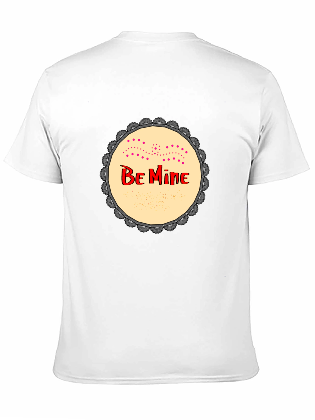 Black Be Mine Graphic Print Black T-Shirt view 11