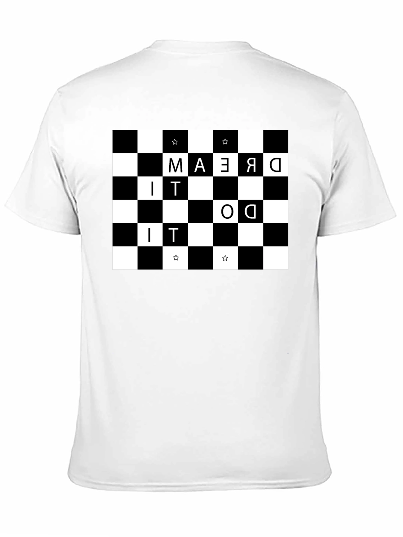 Black Dream It Do It Checkerboard Tee view 11