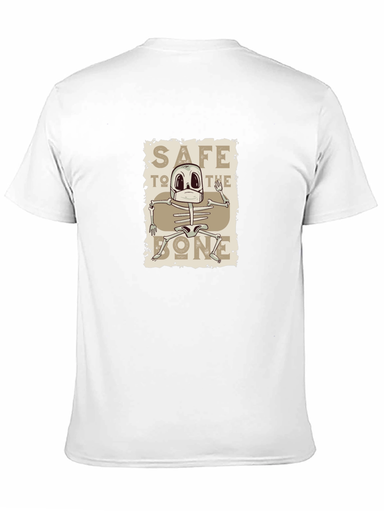 Black Safe To The Bone Skeleton T-Shirt view 11