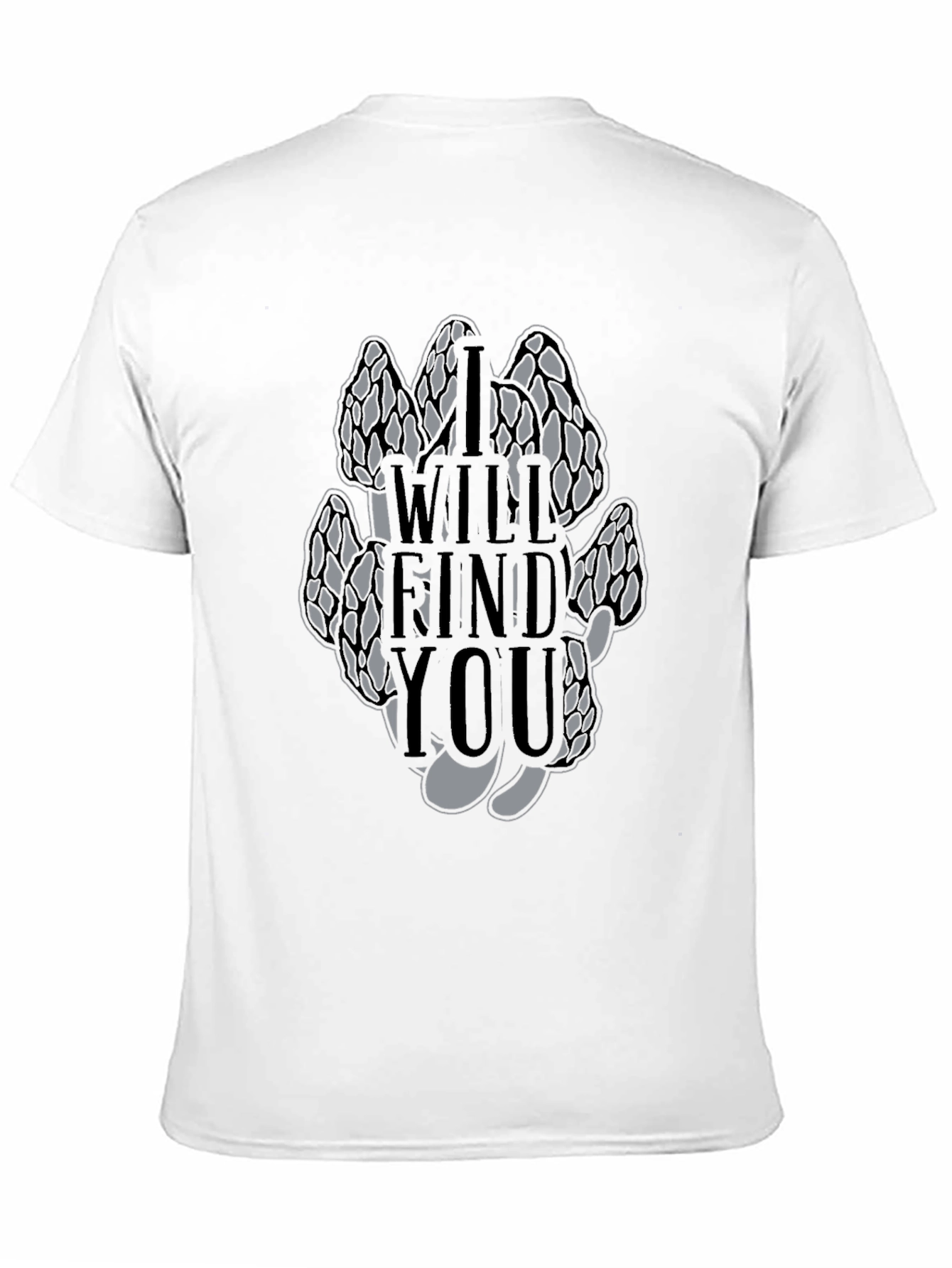 Black Morel Mushroom T-Shirt - I Will Find You view 11